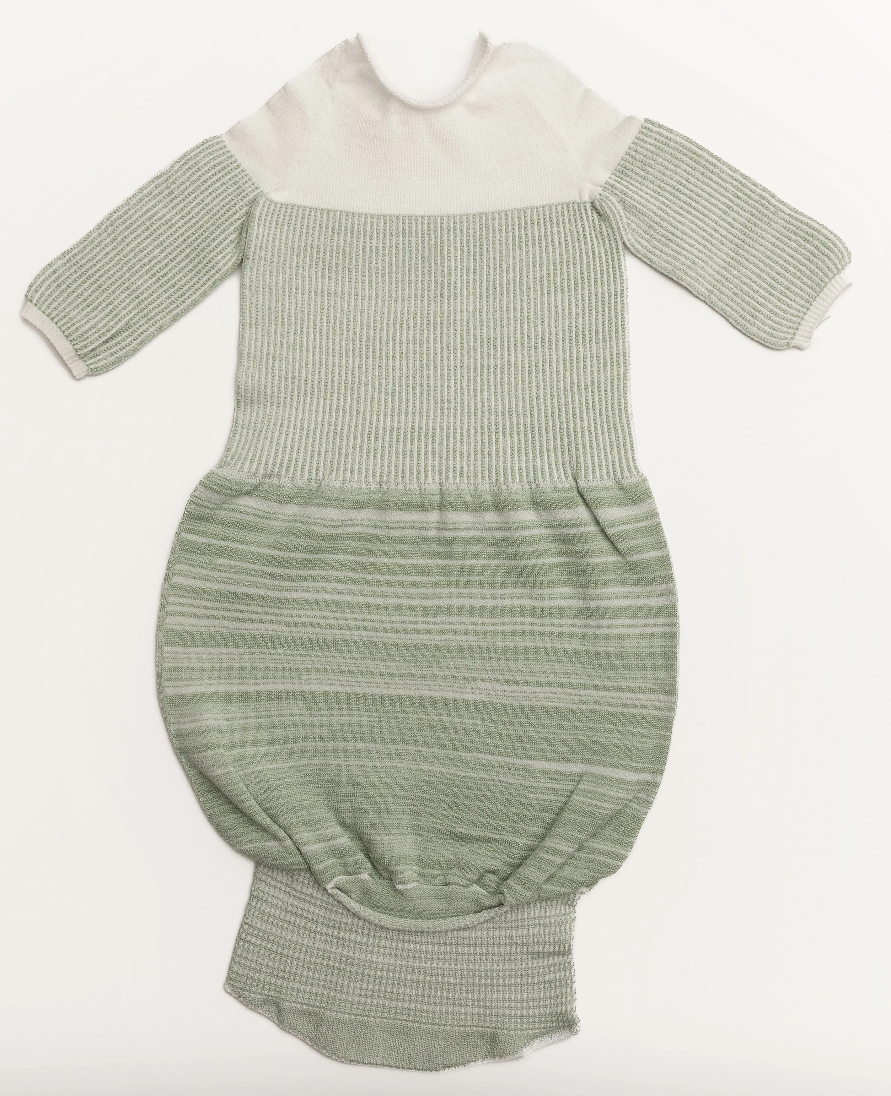 Swaddelini Bamboo Blend Mint Arms Out™ Long Sleeve Sleep Sack - Image 6