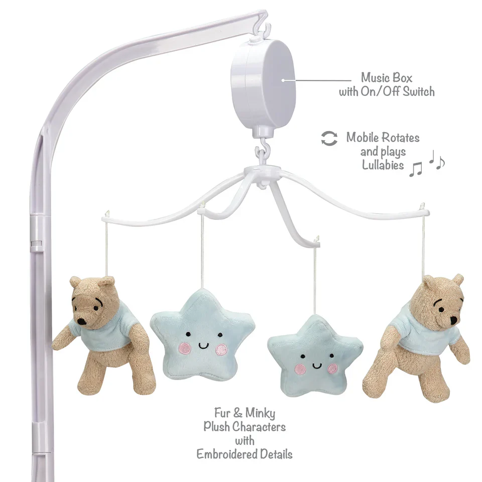 Bedtime Originals Disney Baby Starlight Pooh Musical Baby Crib Mobile Soother Toy - Image 3