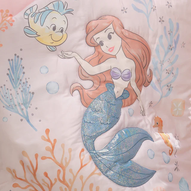 Bedtime Originals Disney Baby The Little Mermaid 3-Piece Baby Crib Bedding Set - Image 7