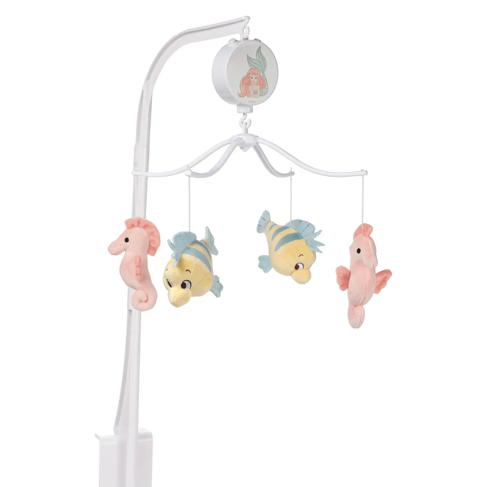 Bedtime Originals Disney Baby The Little Mermaid Musical Baby Crib Mobile Toy - Image 5