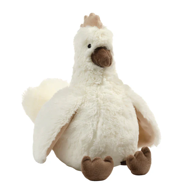 Bedtime Originals Farmyard Friends Plush Chicken Stuffed Animal Toy - Peep - Image 4