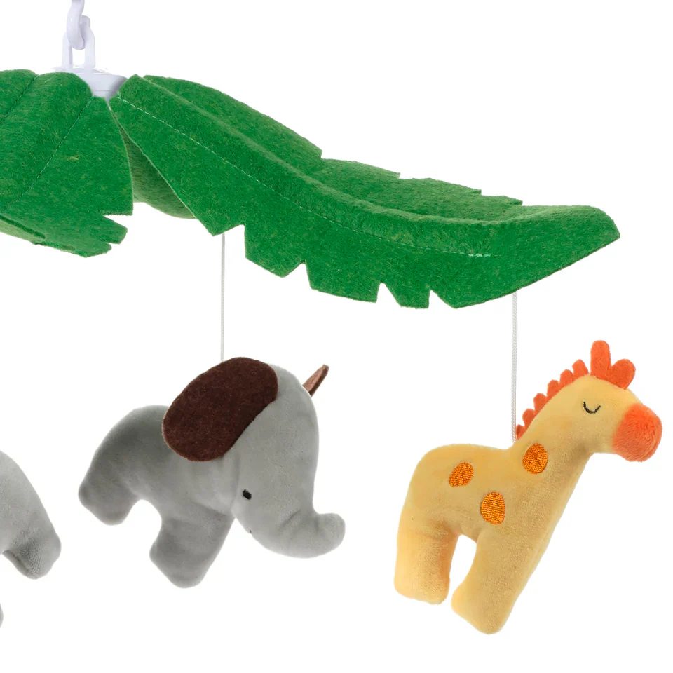Bedtime Originals Lollipop Jungle Musical Baby Crib Mobile Soother Toy - Image 2