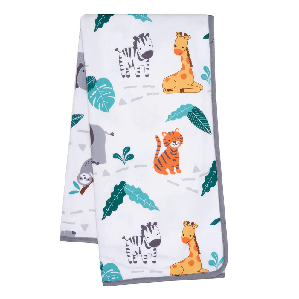 Bedtime Originals Mighty Jungle Blanket - Animal Print