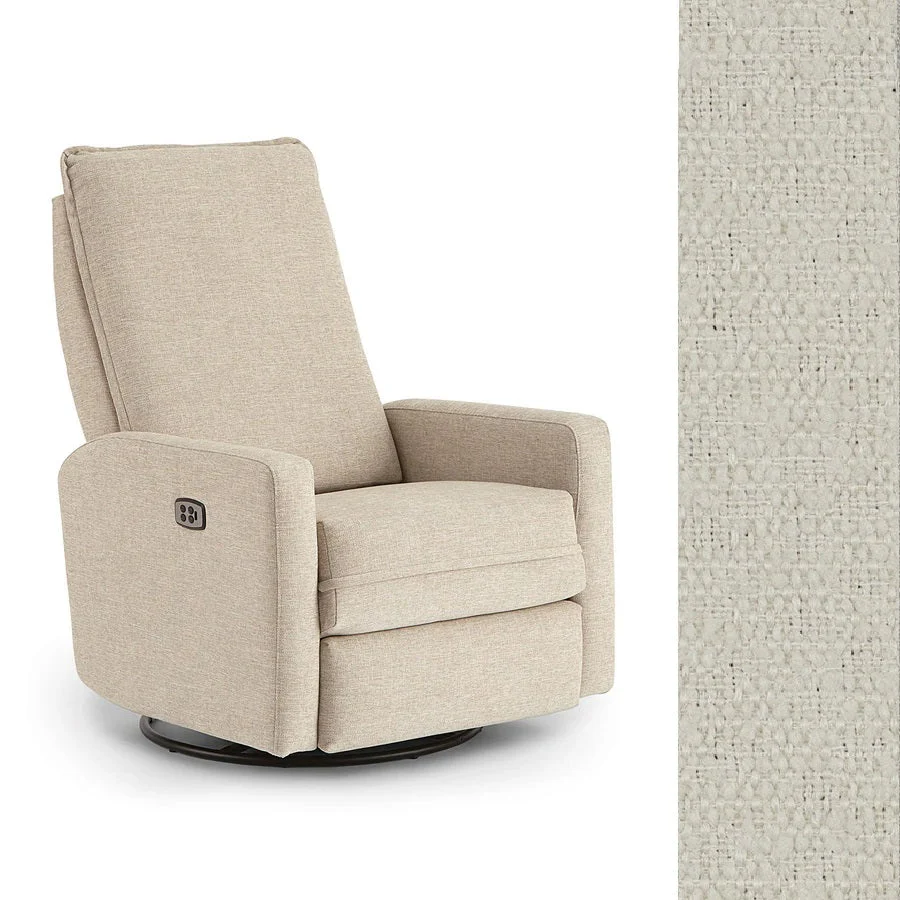 Storytime by Best Chairs Calli Power Tilt Headrest Swivel glider Recliner - Image 59