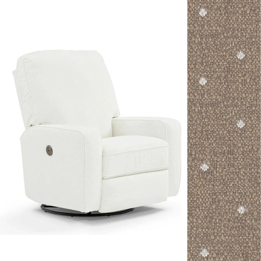 Storytime by Best Chairs Bilana Power Swivel Glider Recliner - Image 79
