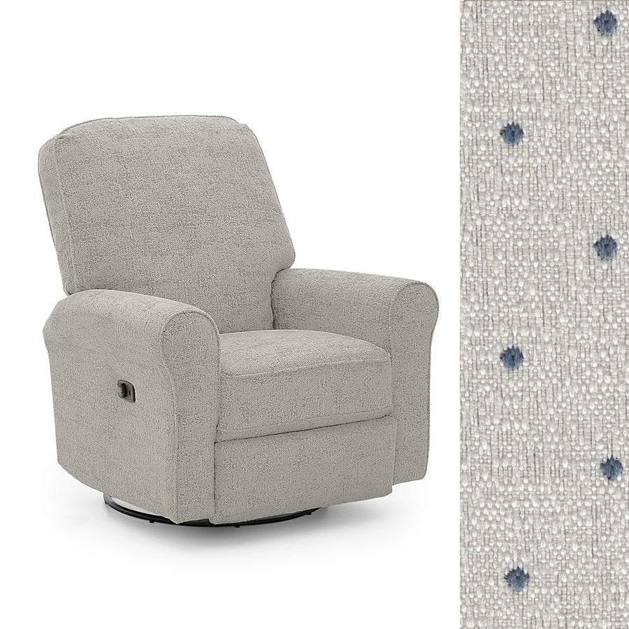 Storytime by Best Chairs Josey Power Tilt Headrest Swivel glider Recliner - Image 75