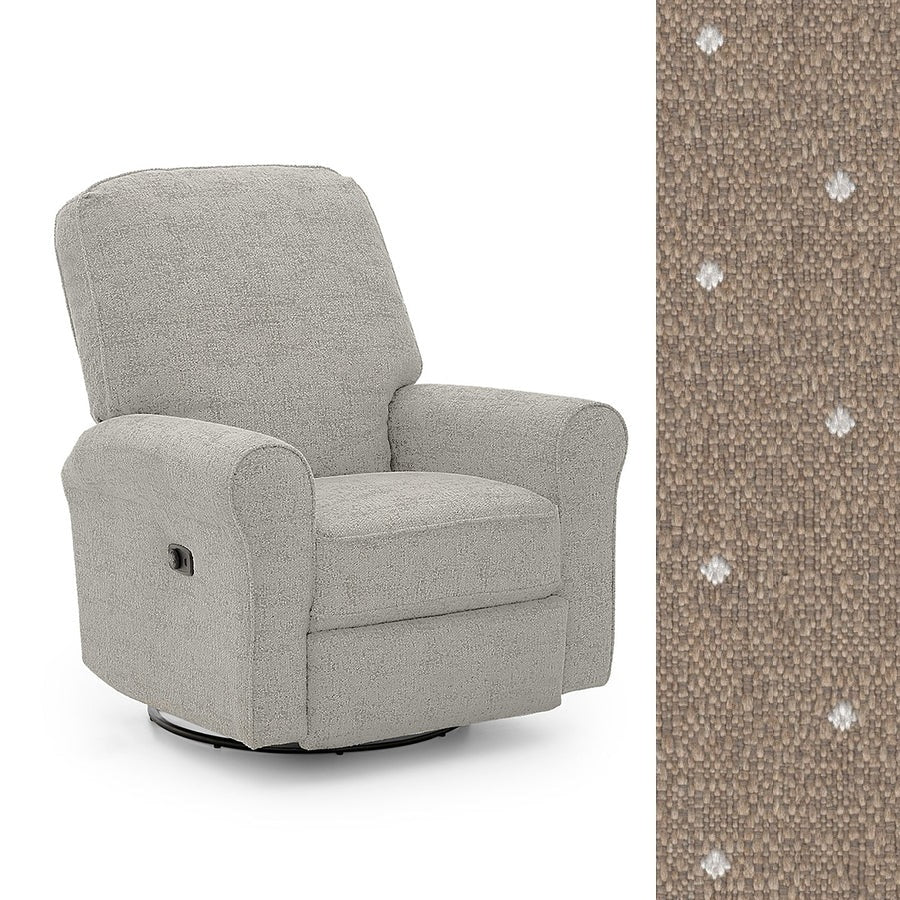 Storytime by Best Chairs Josey Power Tilt Headrest Swivel glider Recliner - Image 77