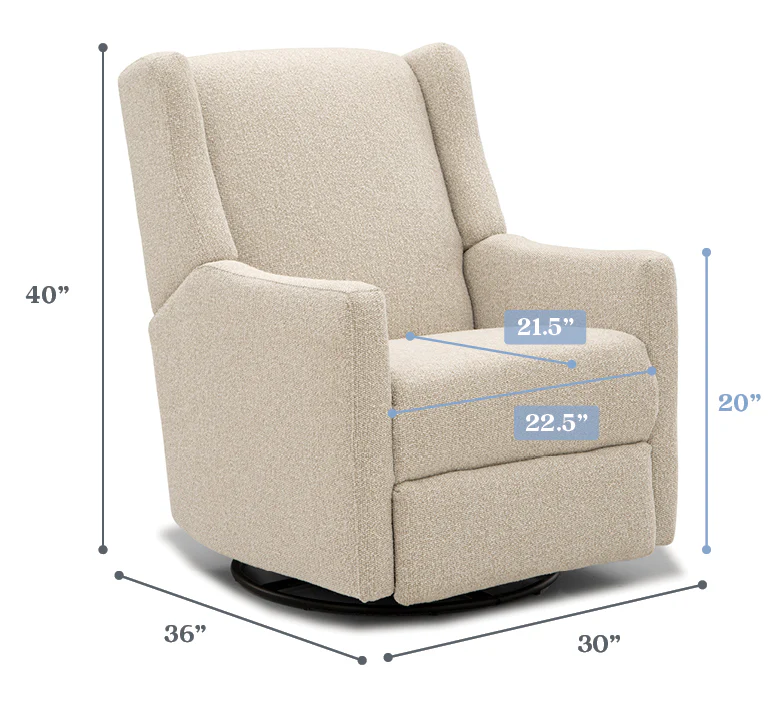 Storytime by Best Chairs Lillian Swivel Glider Recliner - Image 46