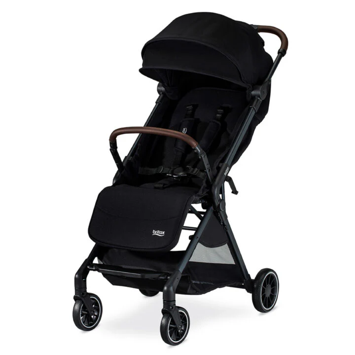 Britax Juniper Compact Stroller with One-Hand RapidFold - Raven Black - Image 2