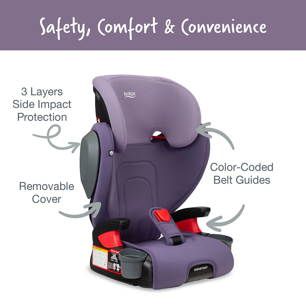 Britax Highpoint 2-Stage Belt-Positioning Booster Seat - Image 16