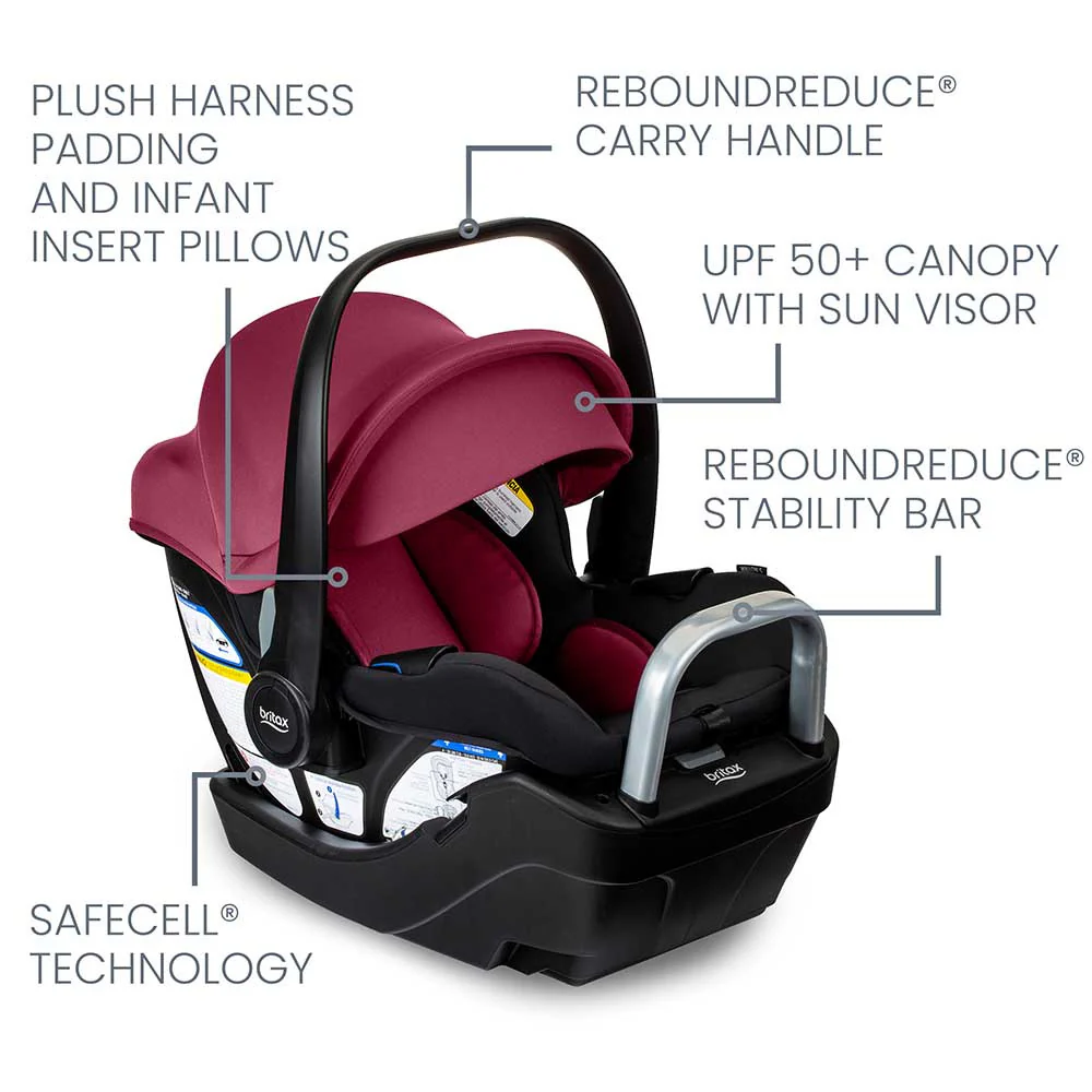 Britax Willow S Infant Car Seat with Alpine Base - Image 24