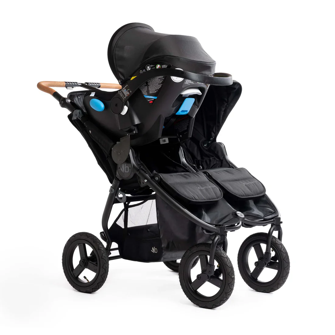 Bumbleride Car Seat Adapters for Indie Twin (One Set) - Nuna / Maxi-Cosi / CYBEX / Clek - Image 3