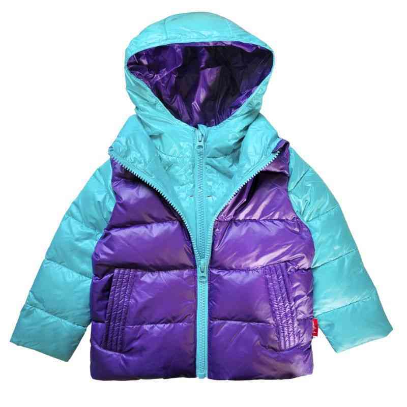 Onekid Car Seat Coat | The Road Coat Down - Aqua/Purple - Image 8