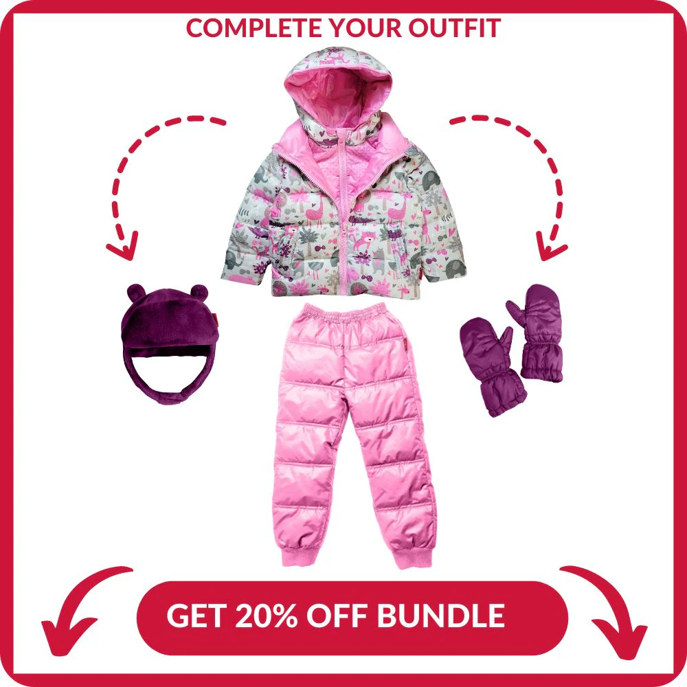 Onekid Car Seat Coat | The Road Coat Down - Safari Print - Image 9