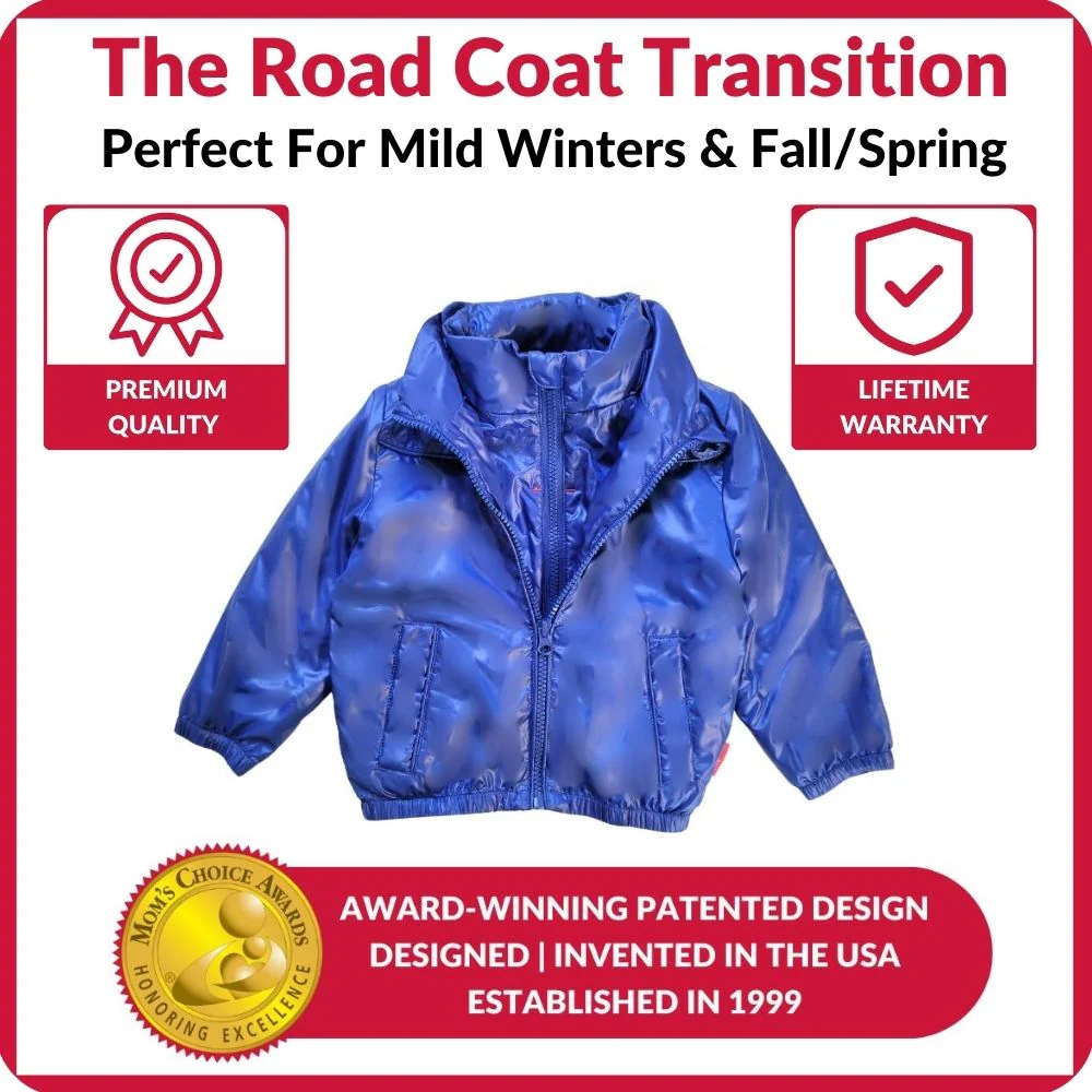 Onekid Car Seat Coat | The Road Coat Transition - Royal Blue - Image 6