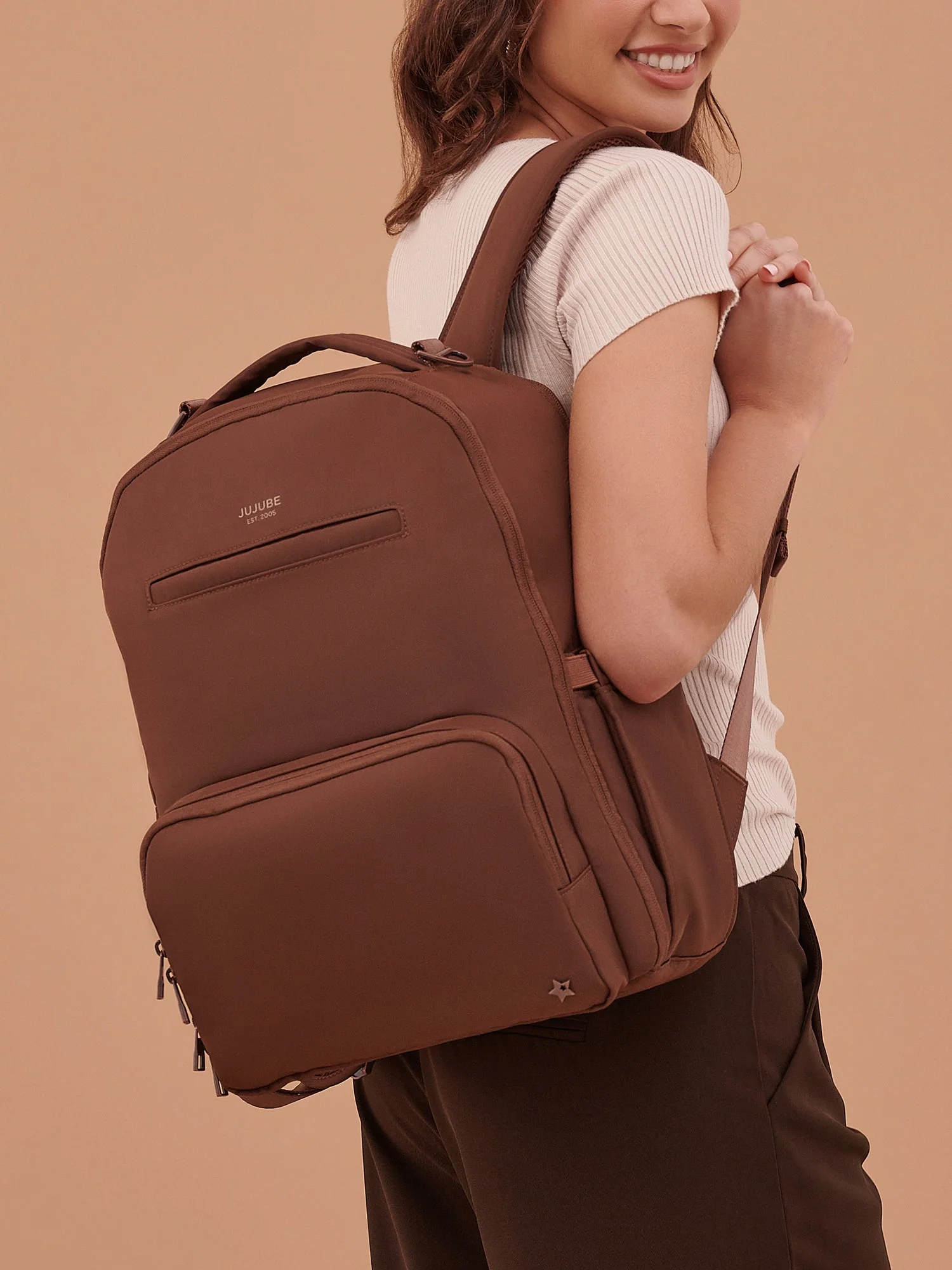 JuJuBe Classic Diaper Backpack - Espresso - Image 2