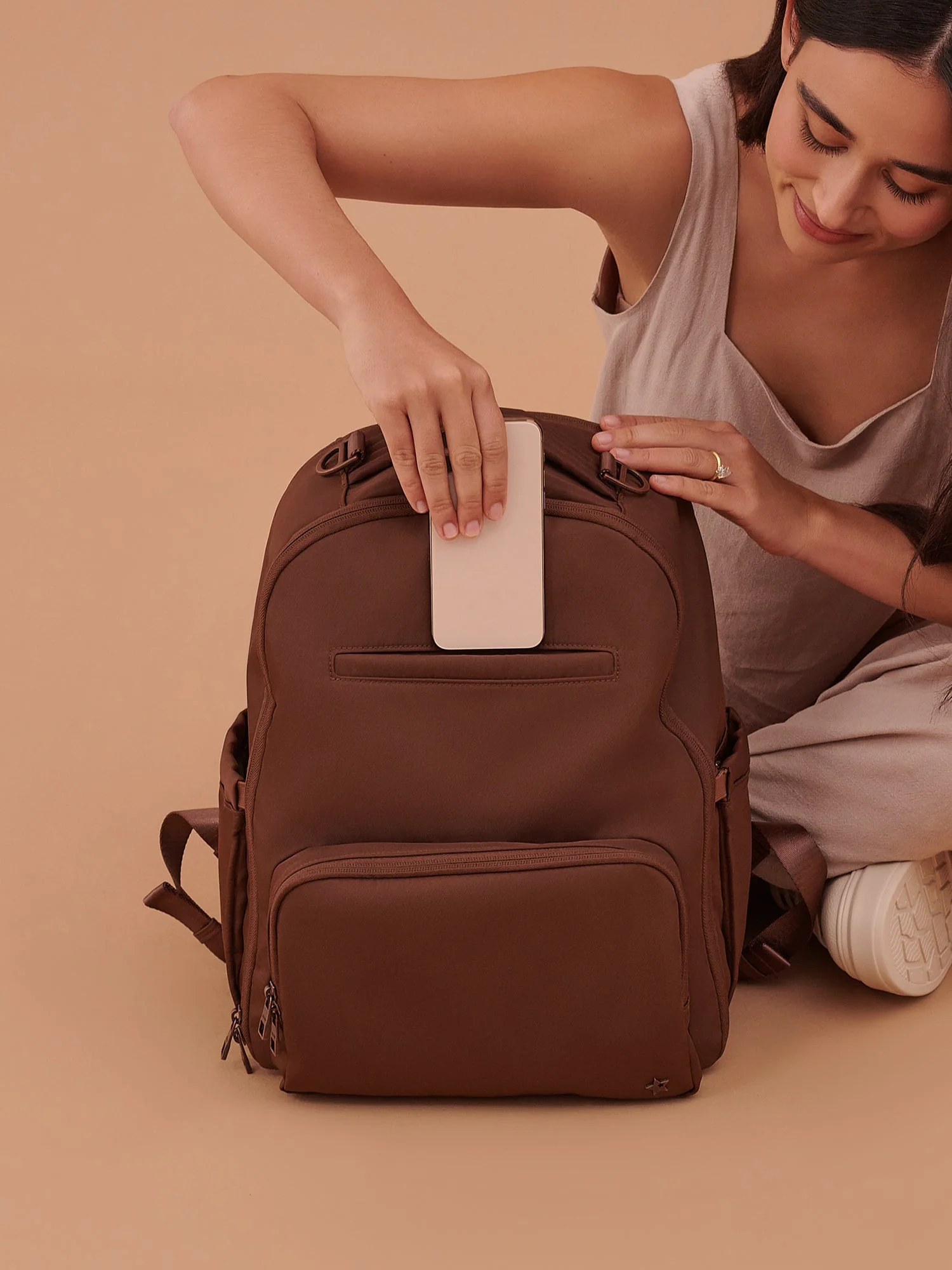 JuJuBe Classic Diaper Backpack - Espresso - Image 6