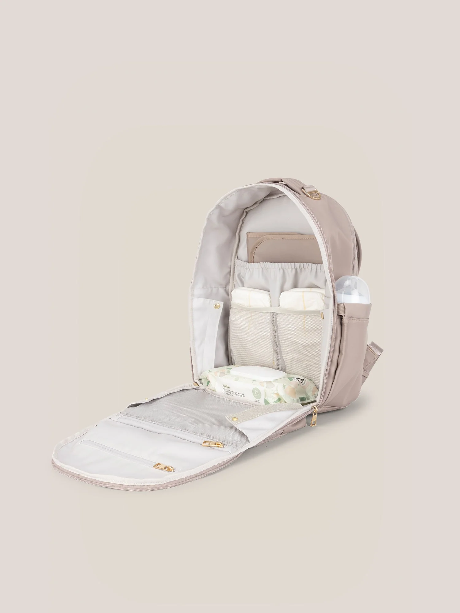 JuJuBe Classic Diaper Backpack - Taupe - Image 7