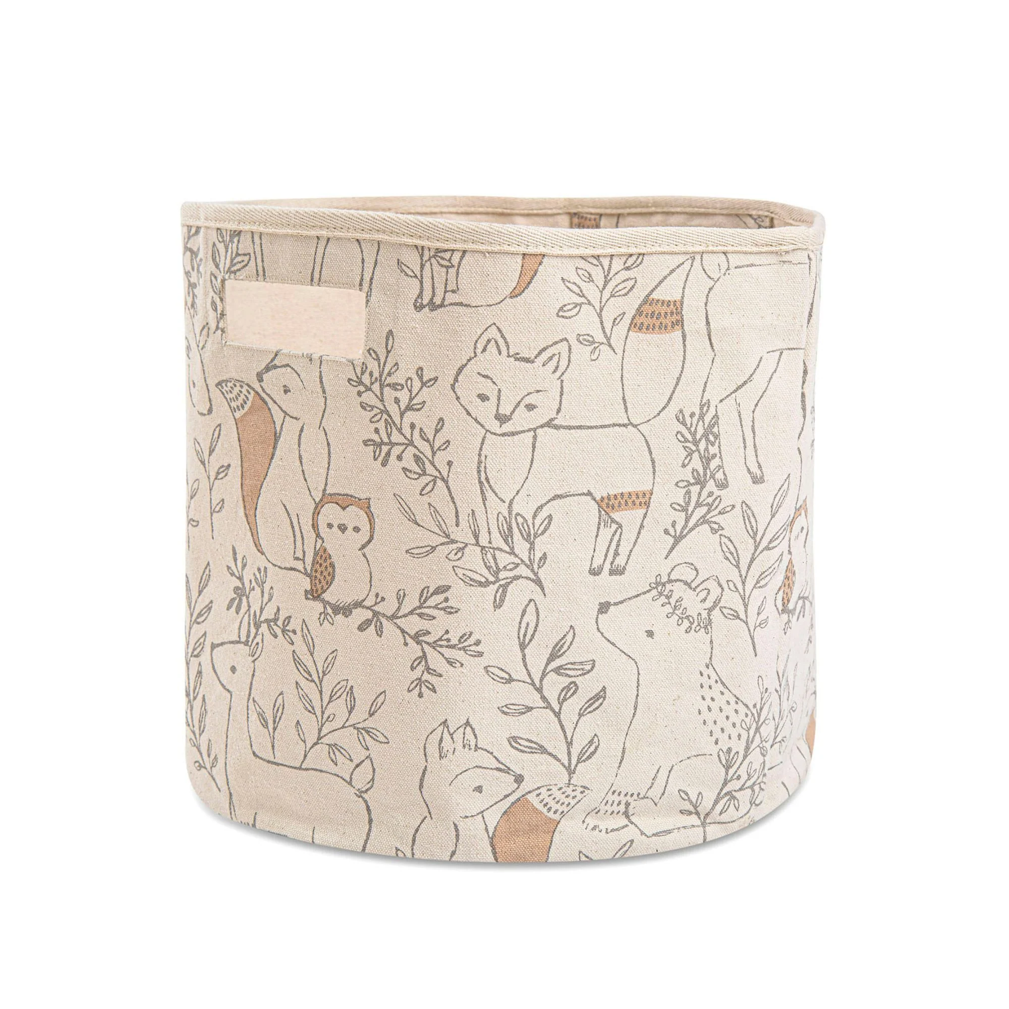 Crane Baby Ezra Woodland Animal Storage Bin