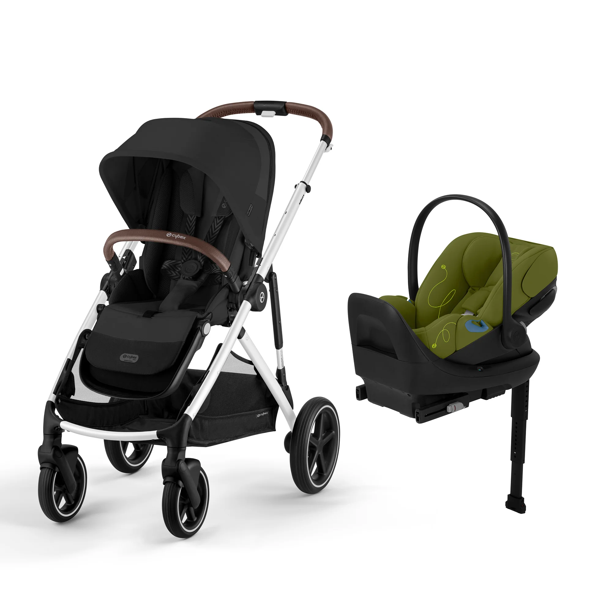 CYBEX Gazelle S 2 Stroller + Cloud G Lux Infant Car Seat Travel System - Image 14