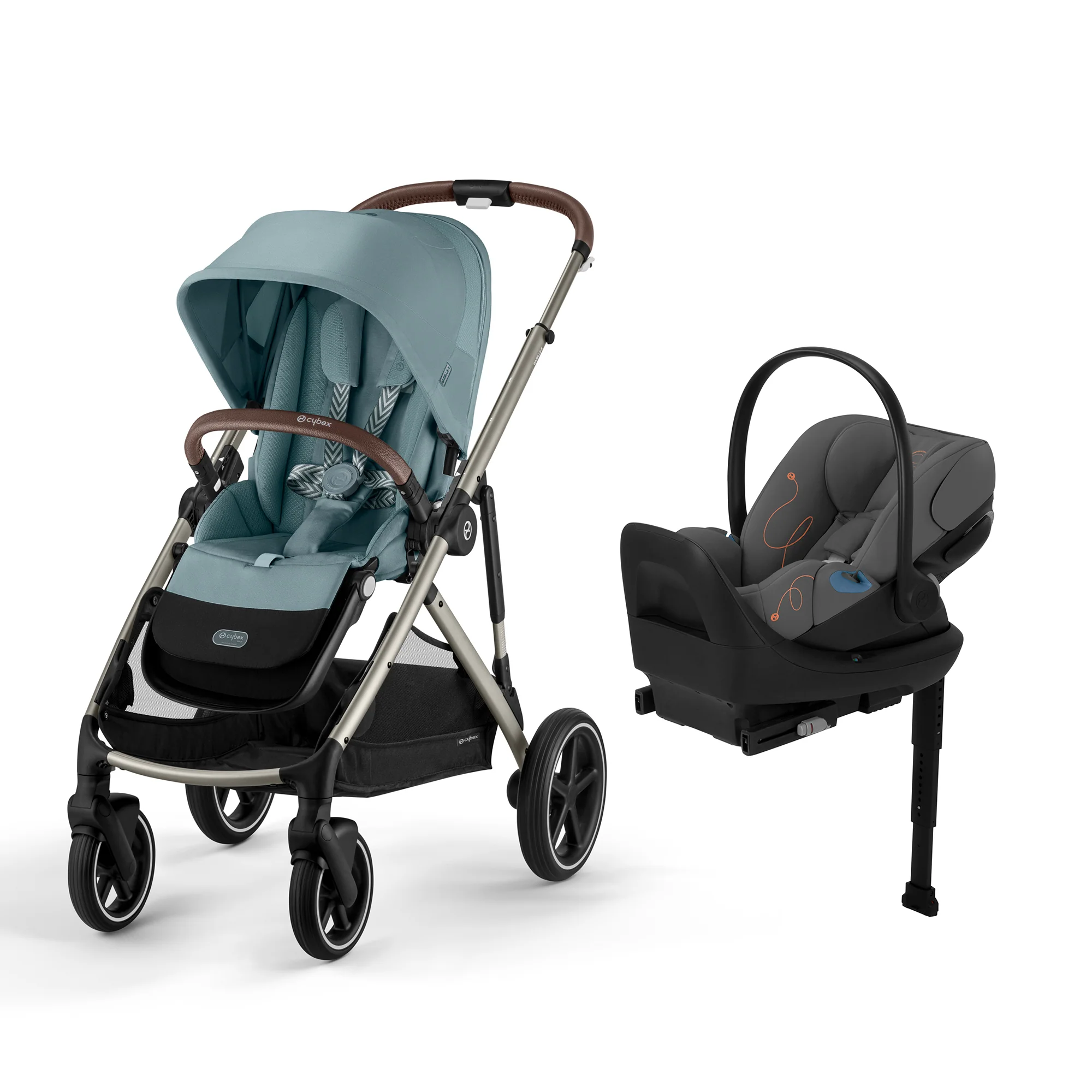 CYBEX Gazelle S 2 Stroller + Cloud G Lux Infant Car Seat Travel System - Image 35