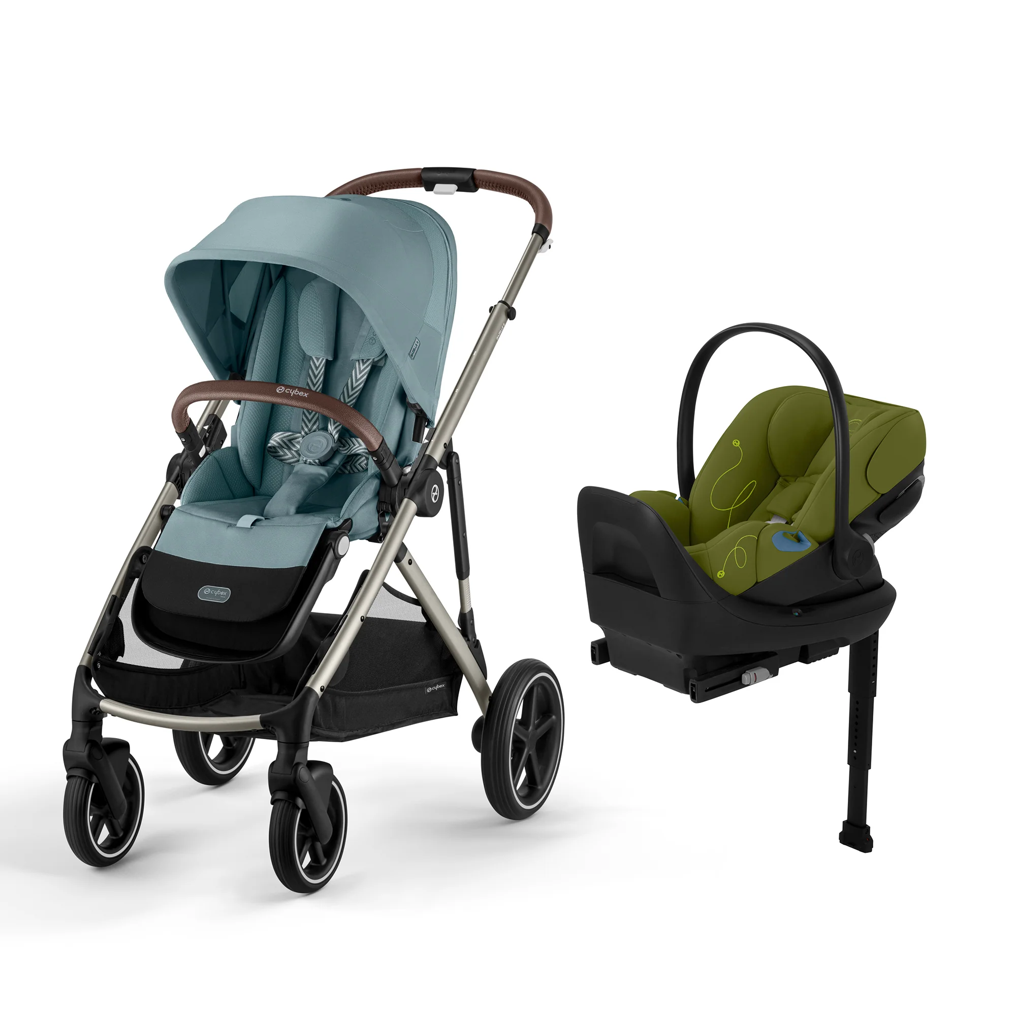 CYBEX Gazelle S 2 Stroller + Cloud G Lux Infant Car Seat Travel System - Image 38