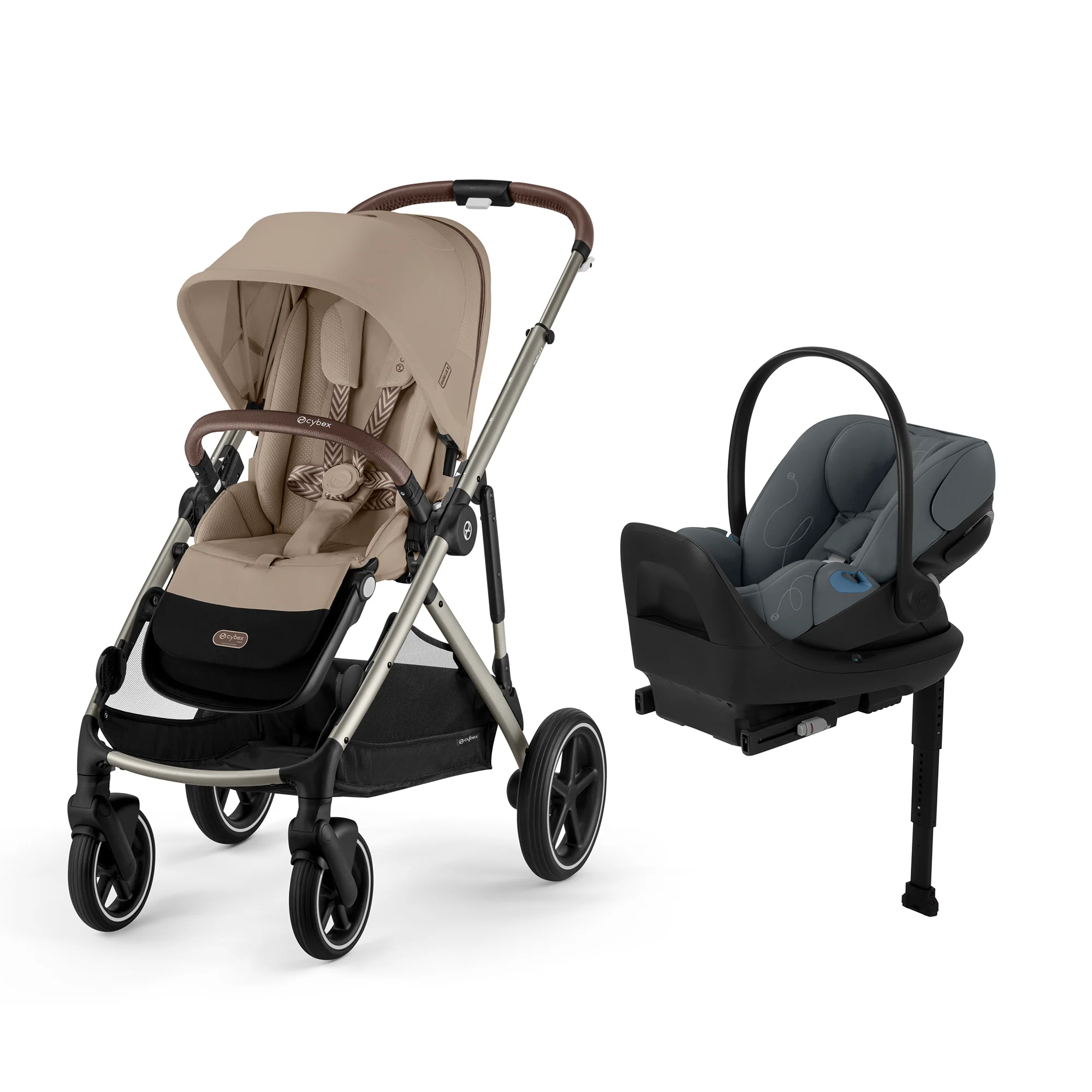 CYBEX Gazelle S 2 Stroller + Cloud G Lux Infant Car Seat Travel System - Image 44