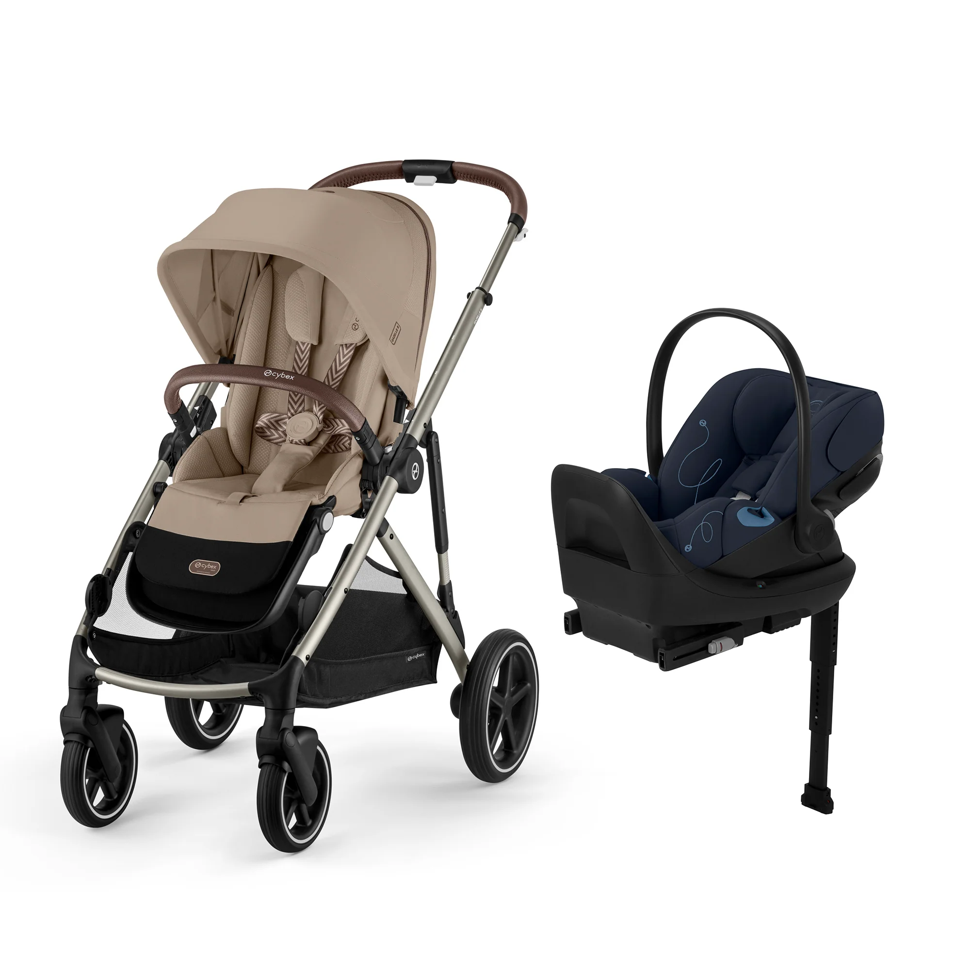 CYBEX Gazelle S 2 Stroller + Cloud G Lux Infant Car Seat Travel System - Image 47