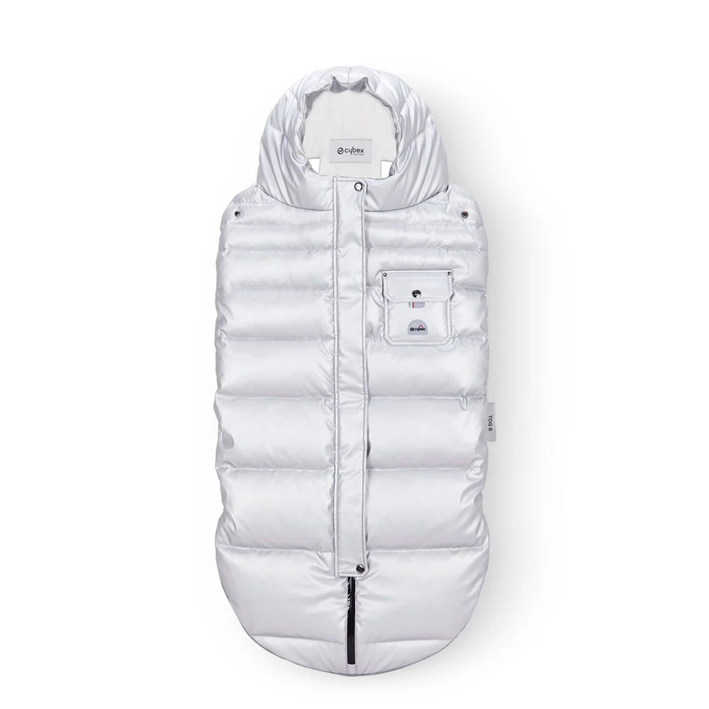 CYBEX Platinum Winter Footmuff - Arctic Silver - Image 3
