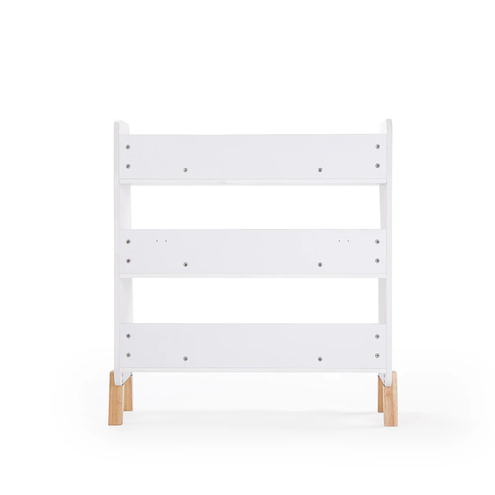 dadada Muse Bookshelf in White/Natural - Image 5