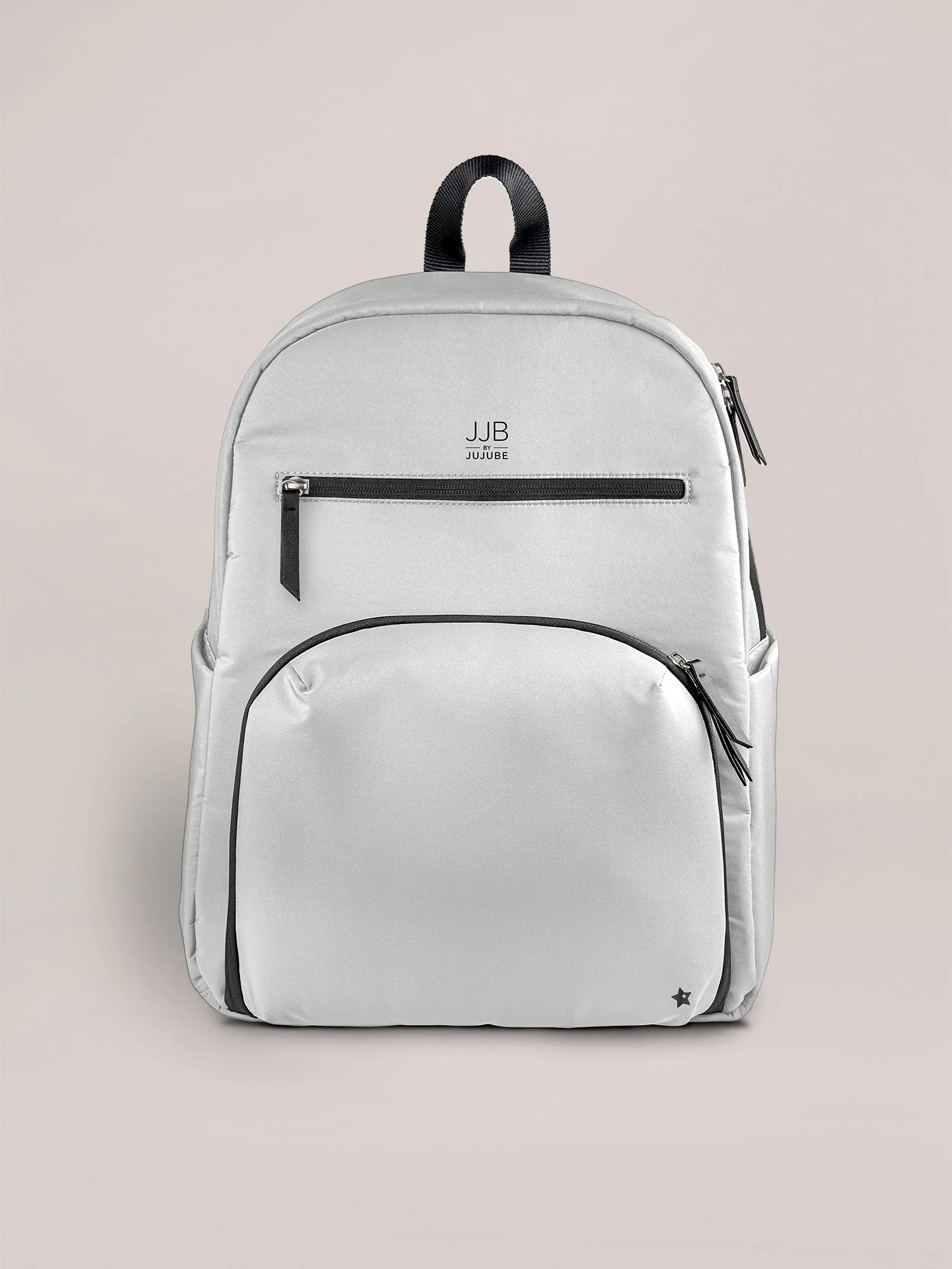 JuJuBe Deluxe Backpack Diaper Bag - Grey
