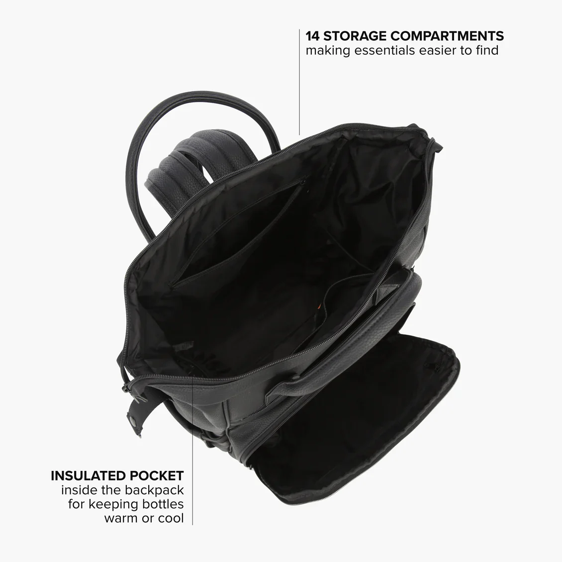 DFY R1 Diaper Backpack - Black - Image 3