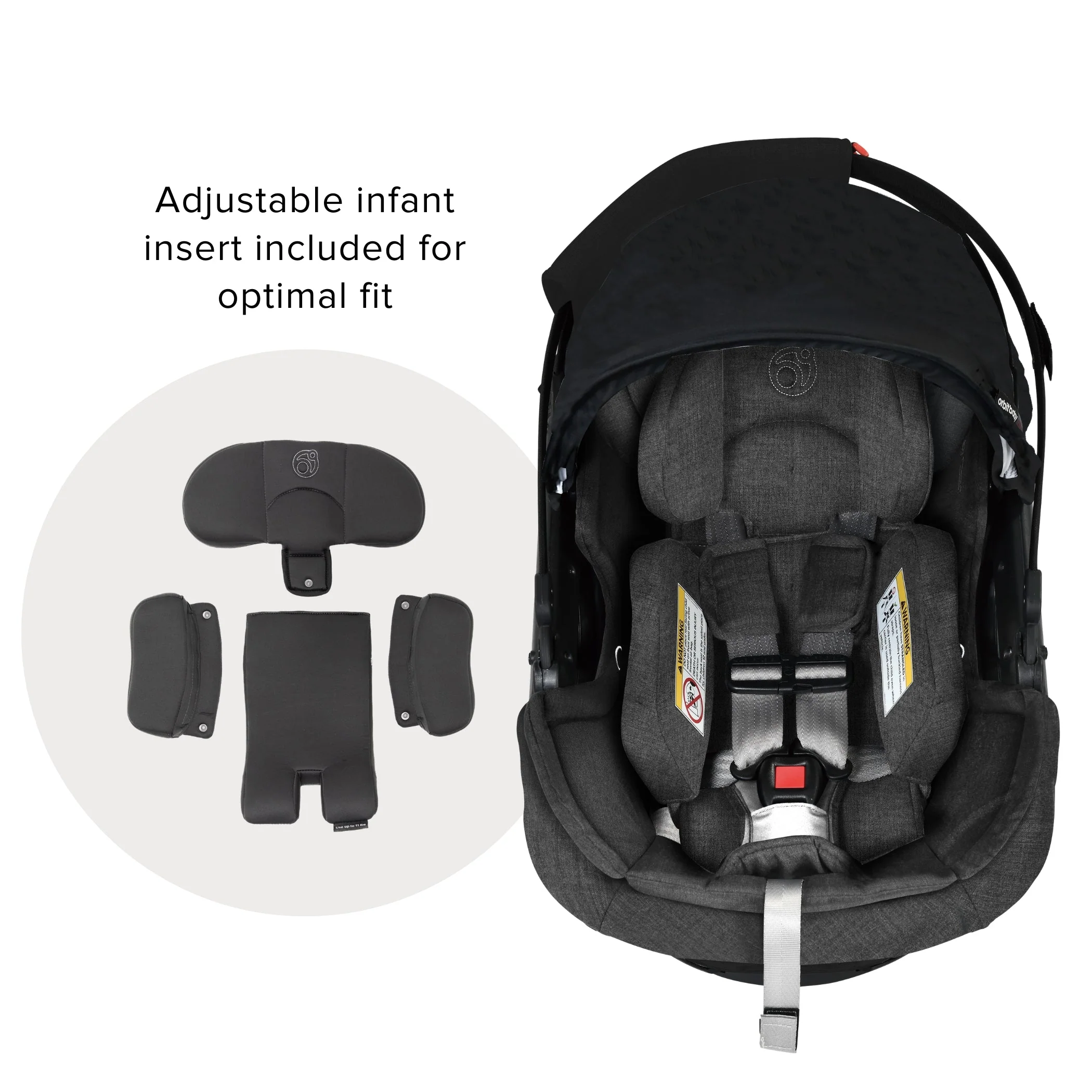 Orbit Baby G5+ Merino Wool Infant Car Seat with Base - Image 5