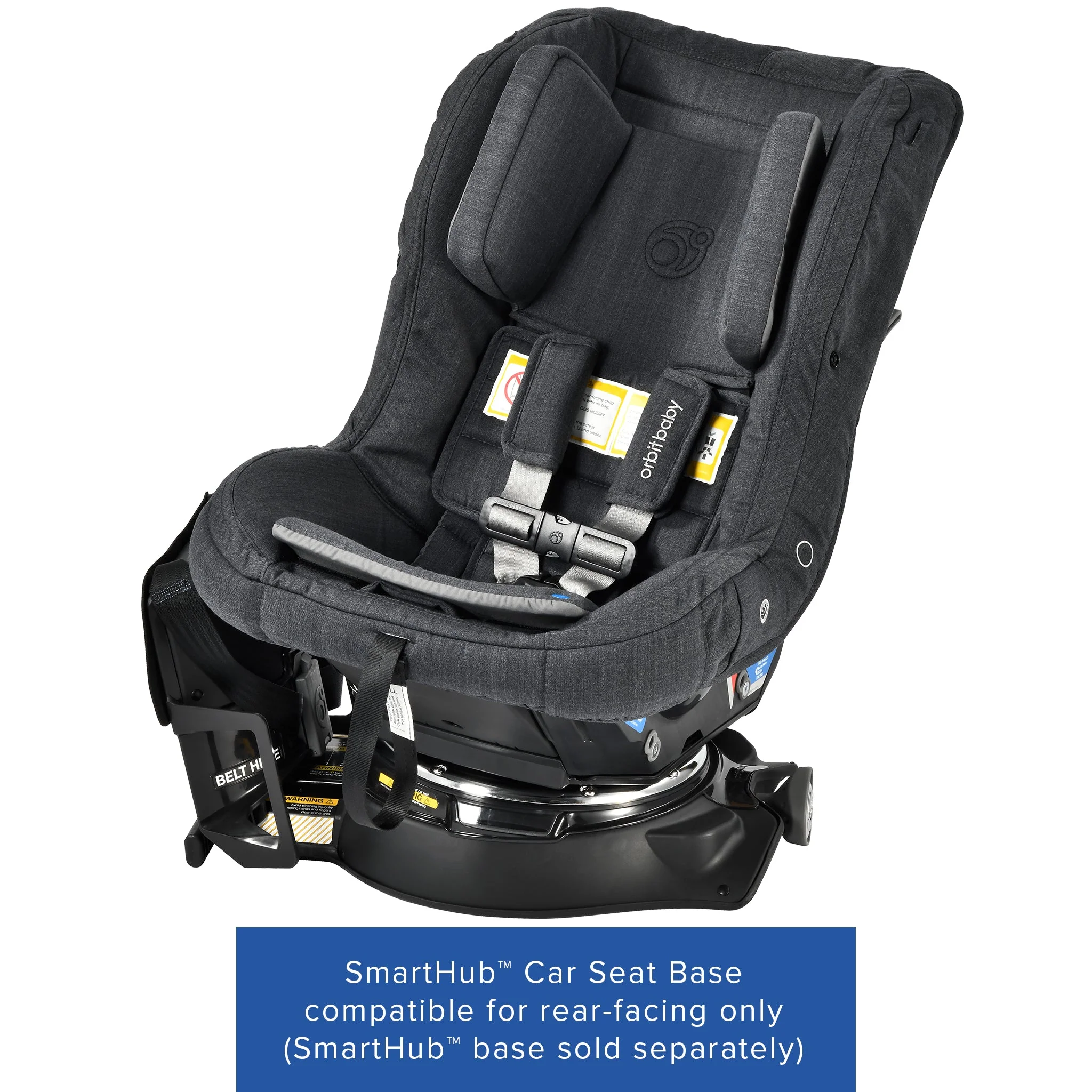 Orbit Baby G5 Toddler Car Seat in Black Merino Wool - Image 5