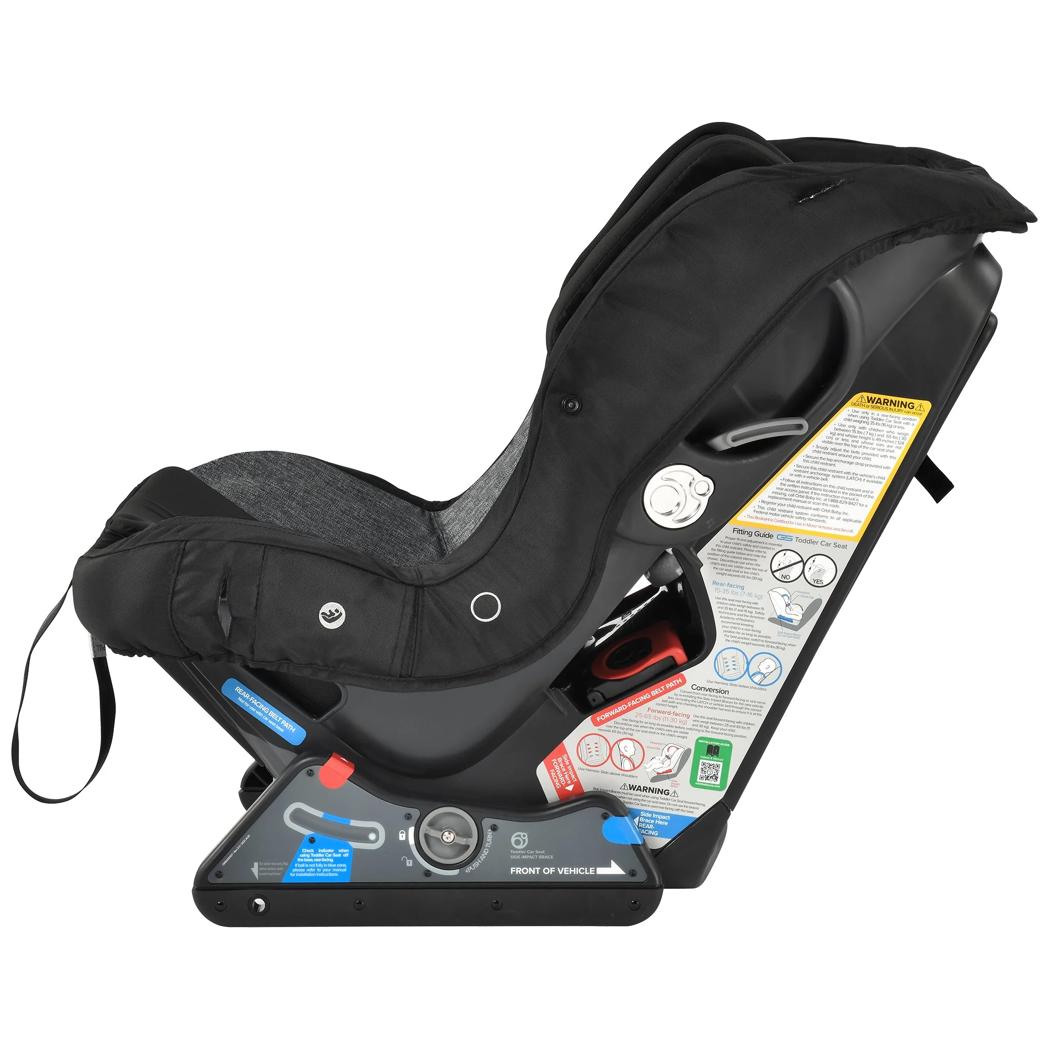 Orbit Baby G5 Toddler Car Seat in Melange Gray - Image 8