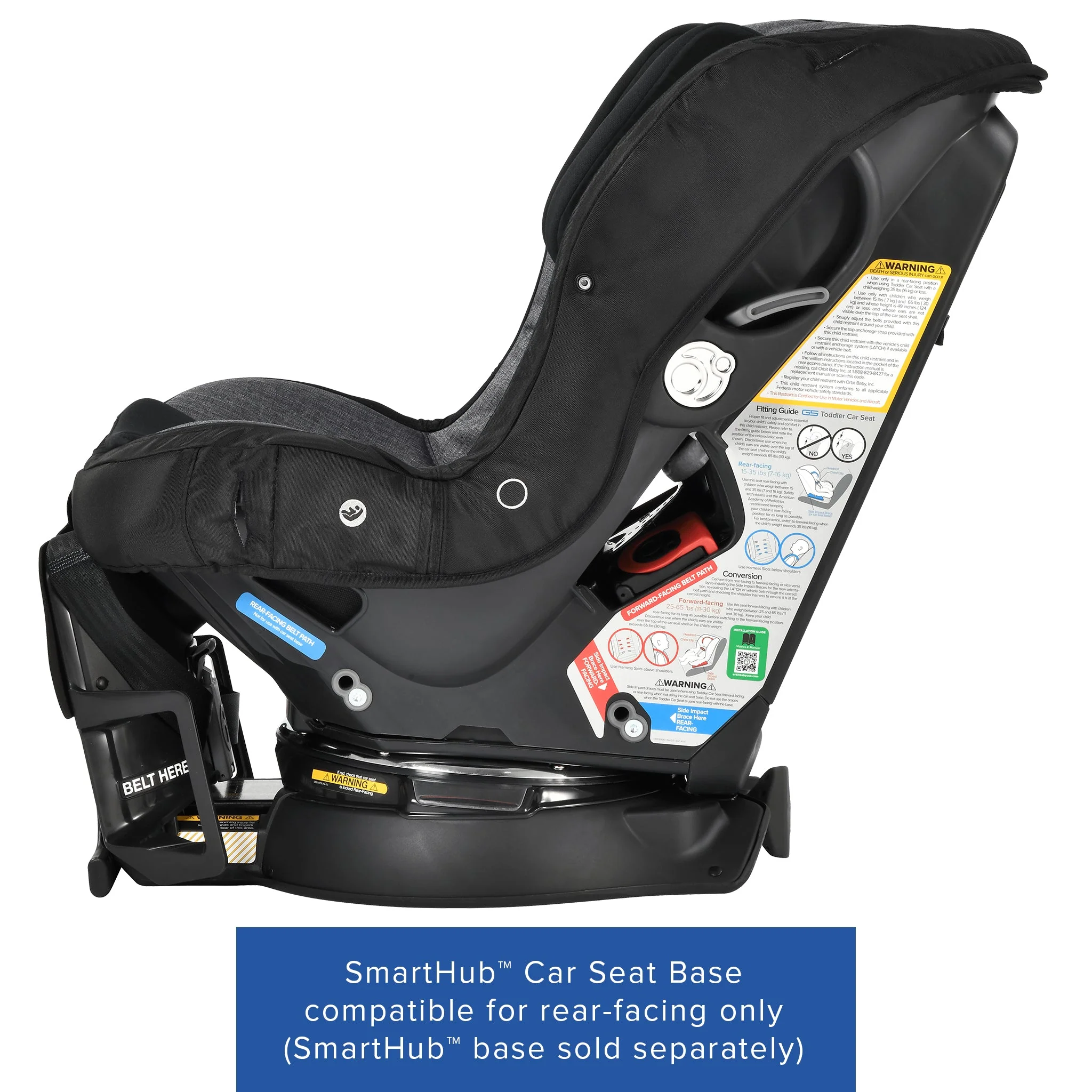 Orbit Baby G5 Toddler Car Seat in Melange Gray - Image 9