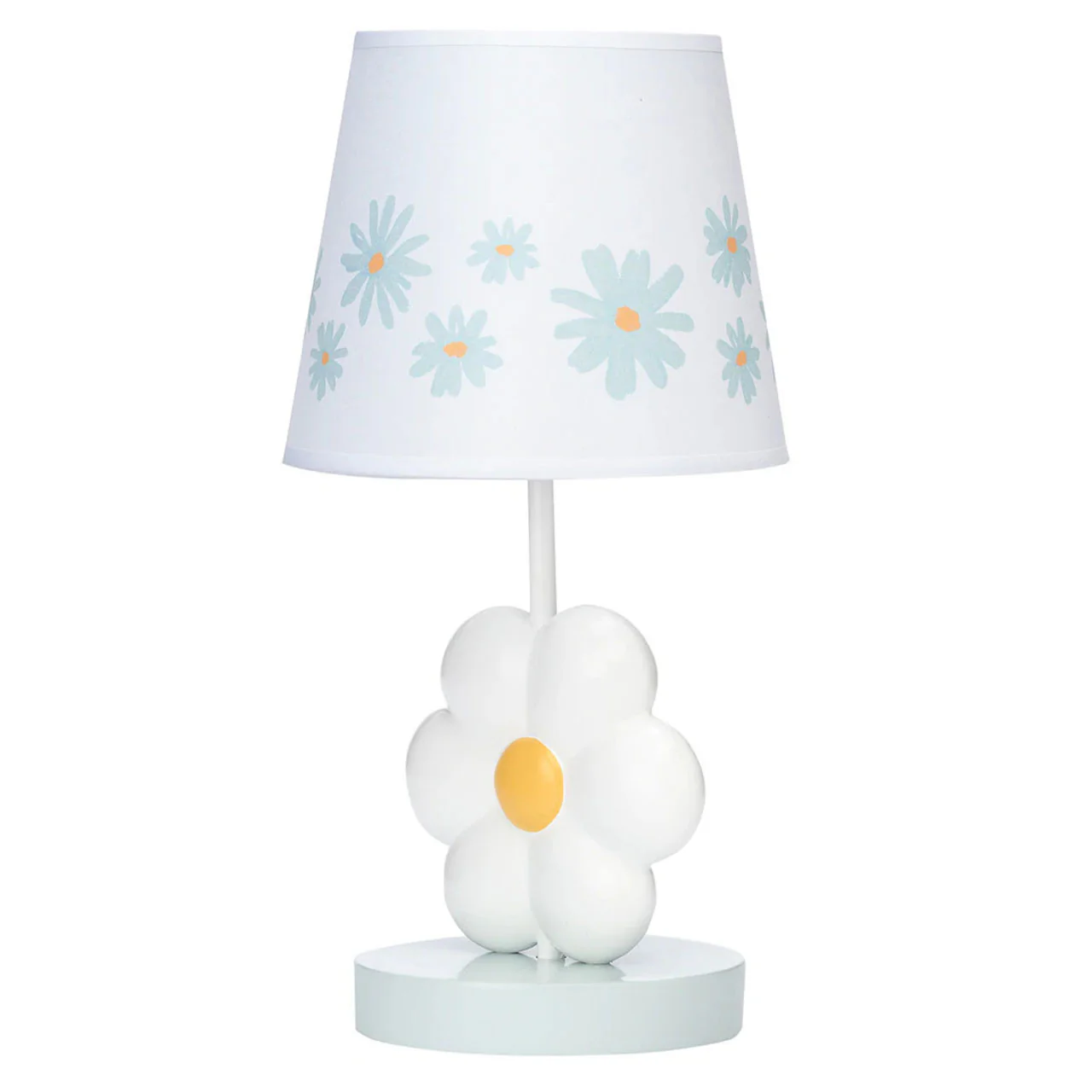 Lambs & Ivy Sweet Daisy Lamp w/Shade & Bulb - Image 5