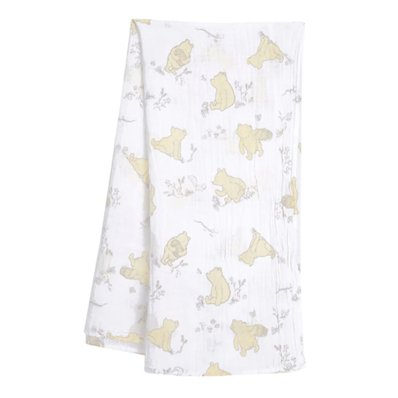 Lambs & Ivy Winnie the Pooh Swaddle Blanket & Mini Plush - Image 3