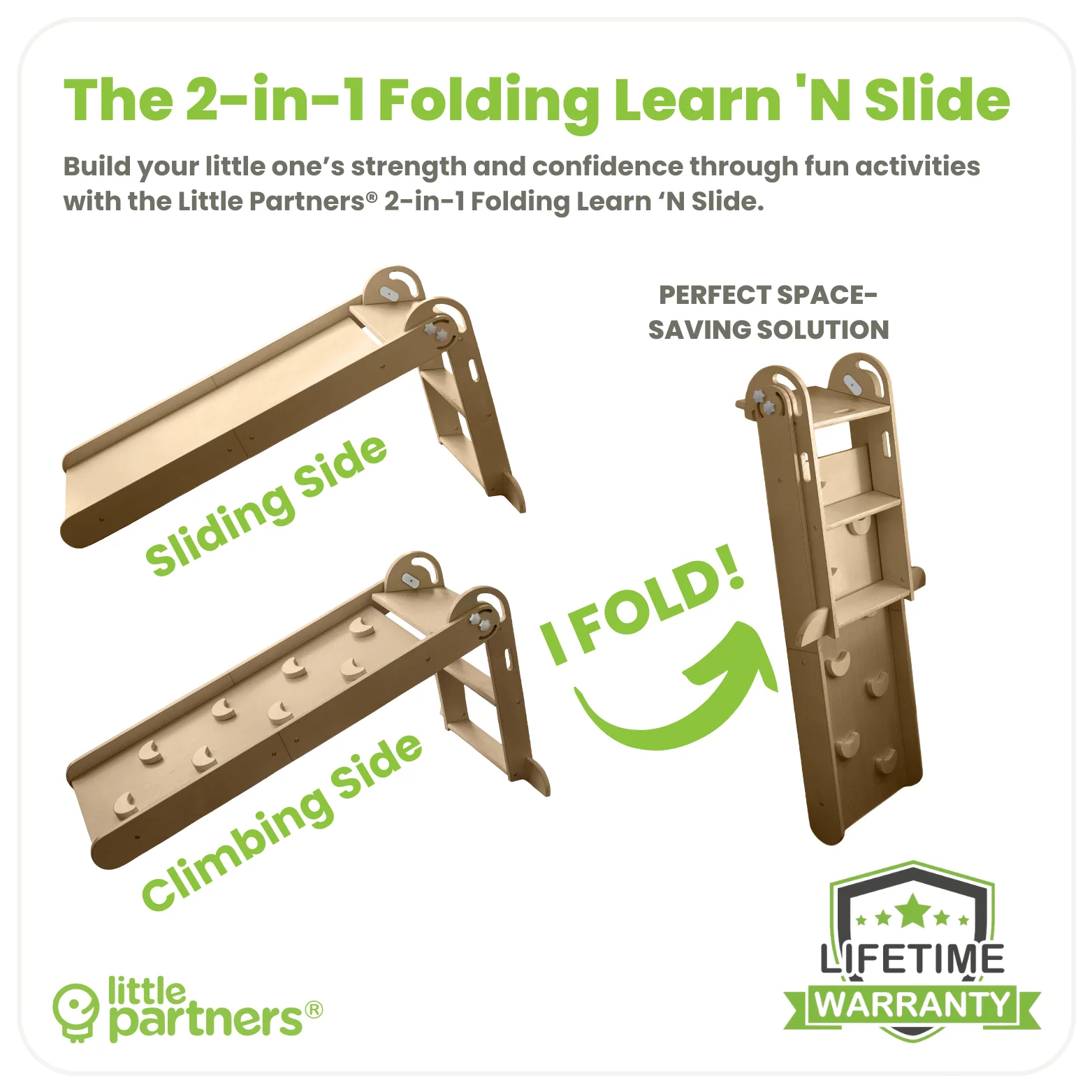 Little Partners 2-in-1 Learn 'N Slide/Climb - Image 6