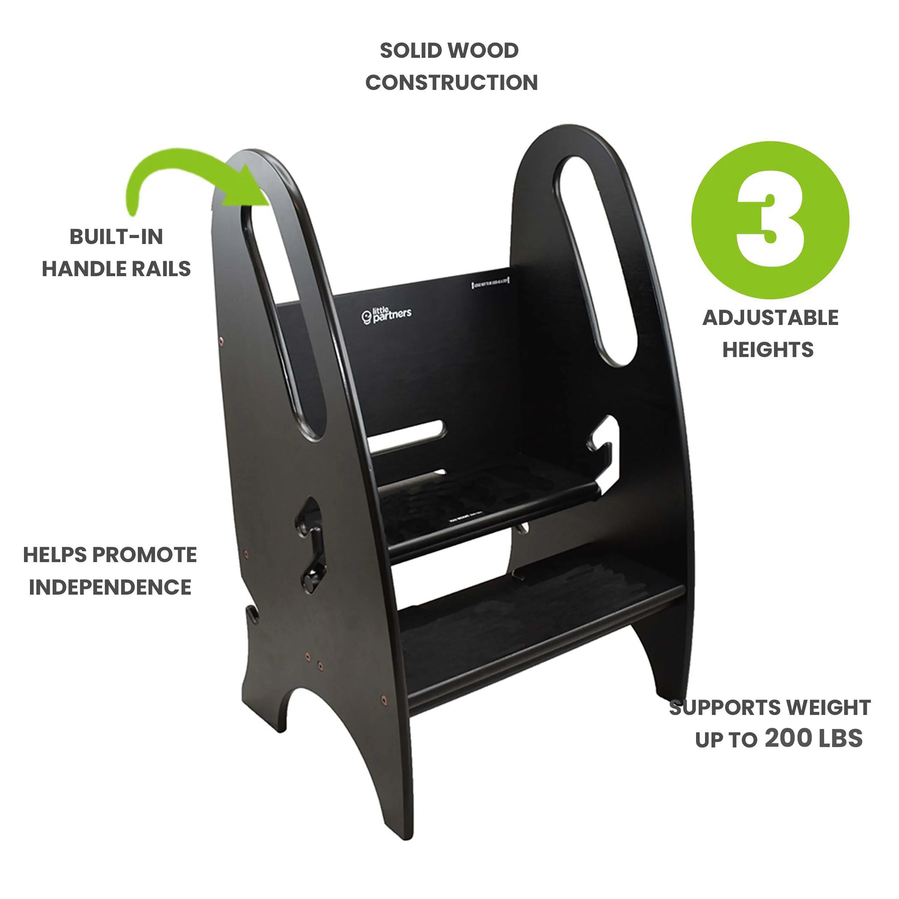 Little Partners 3-in-1 Growing Step Stool - Image 12
