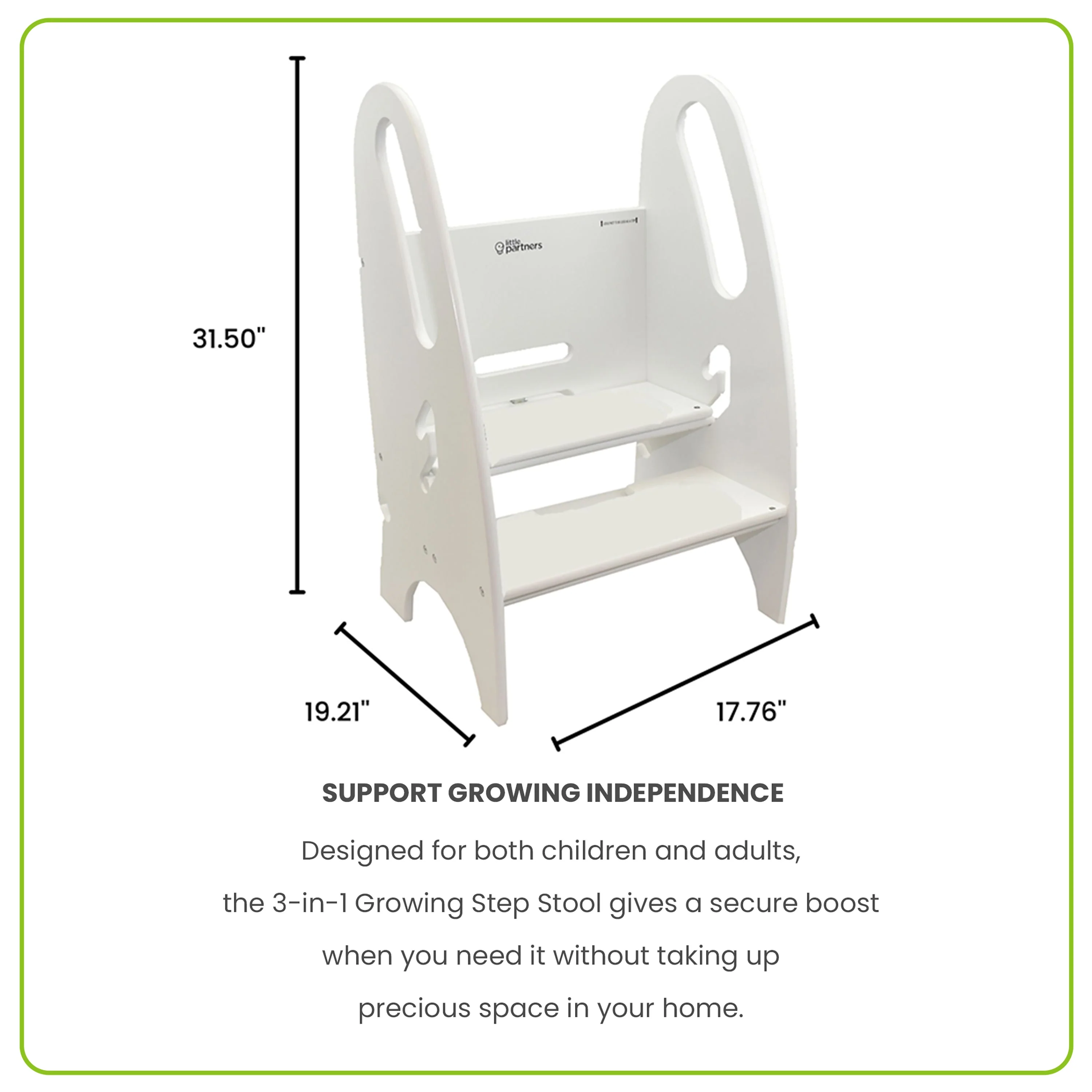 Little Partners 3-in-1 Growing Step Stool - Image 19