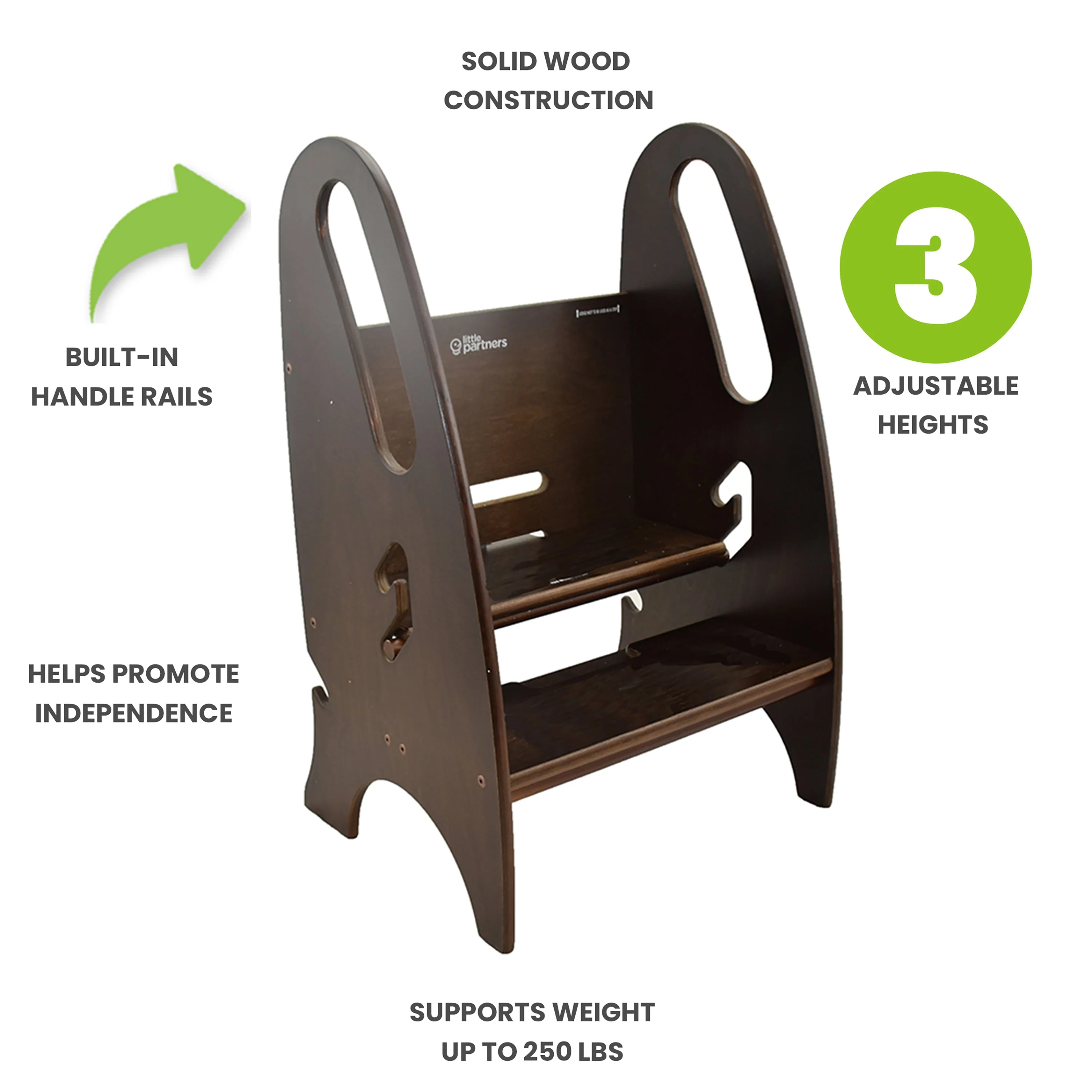 Little Partners 3-in-1 Growing Step Stool - Image 29