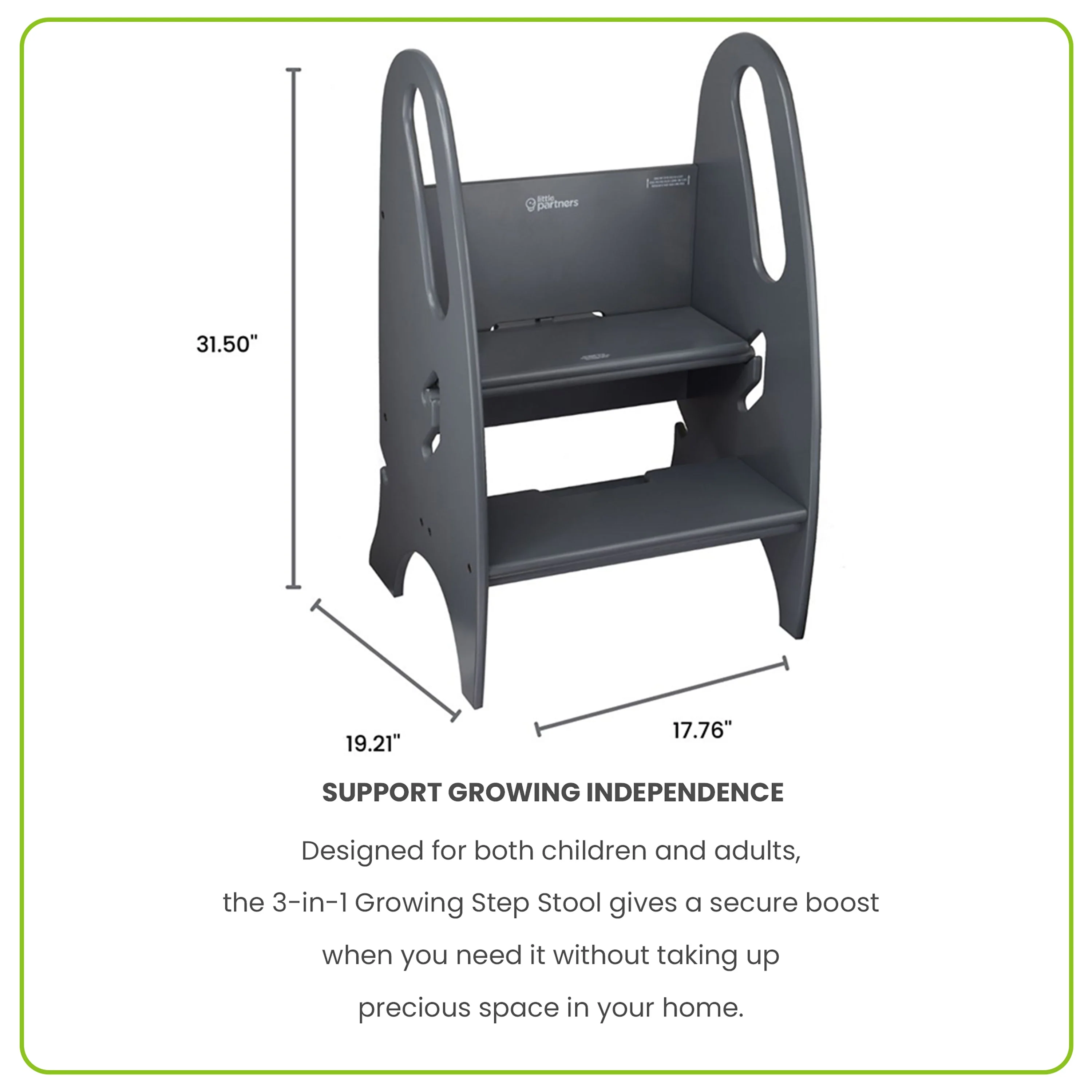 Little Partners 3-in-1 Growing Step Stool - Image 53
