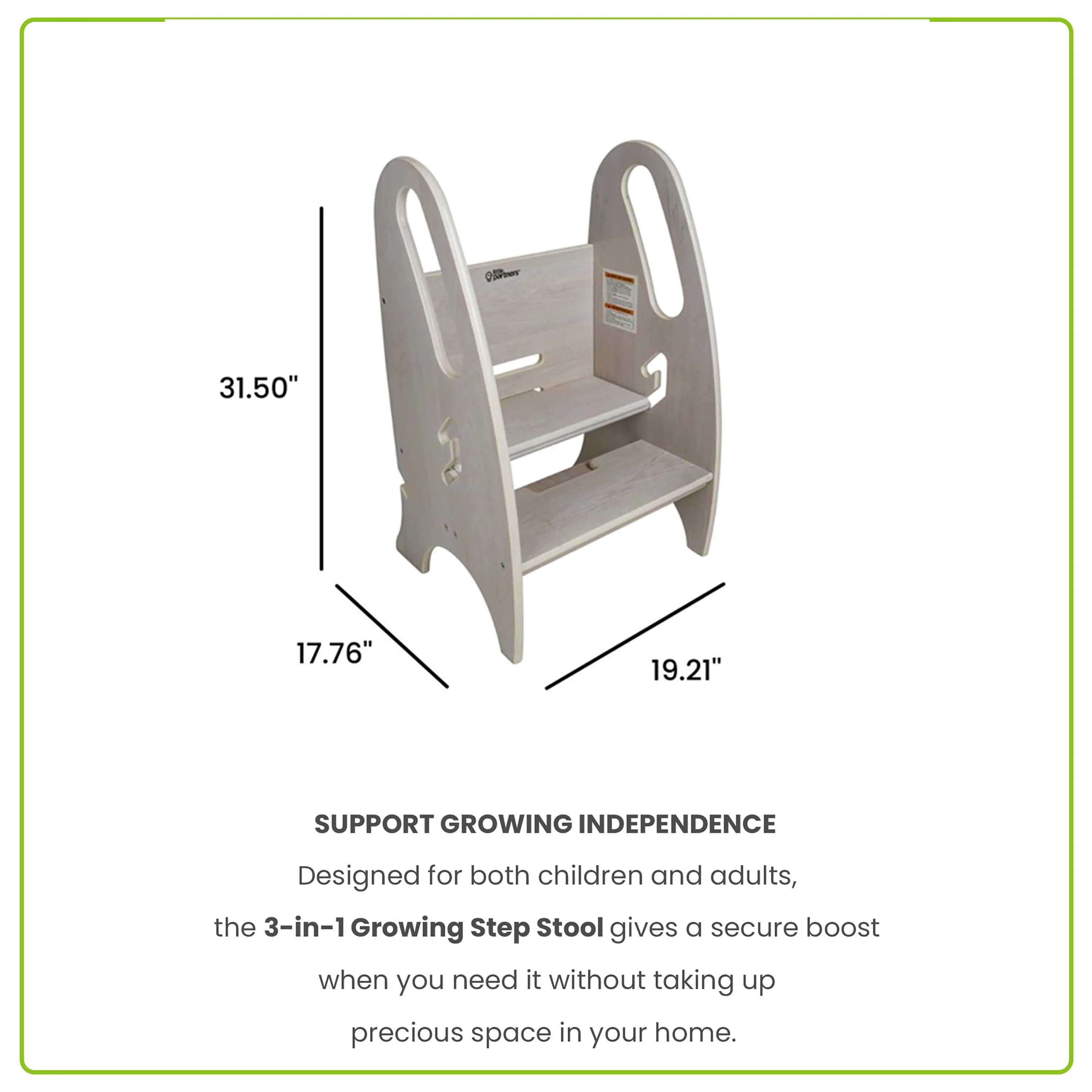Little Partners 3-in-1 Growing Step Stool - Image 60