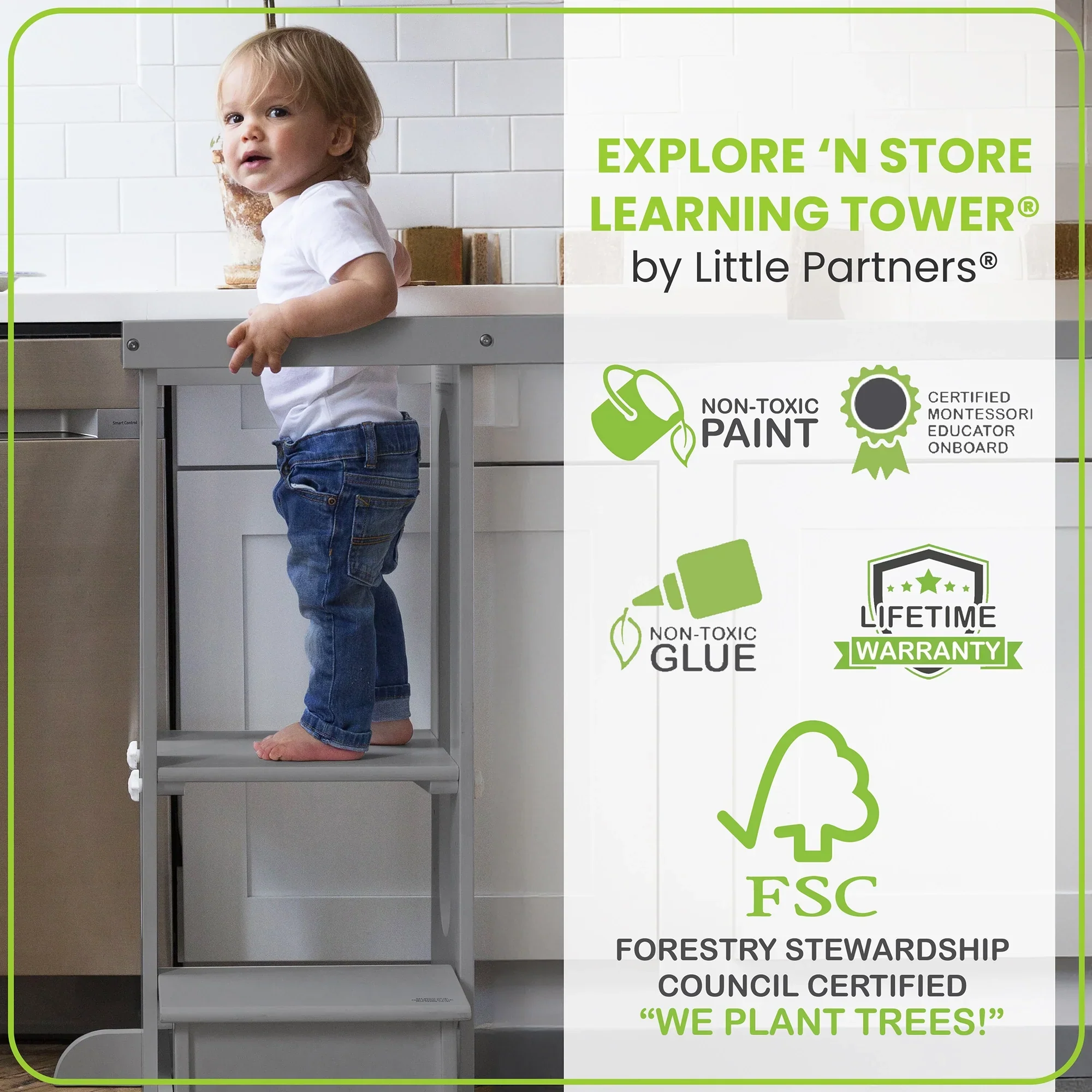 Little Partners Explore 'N Store Learning Tower® Toddler Tower - Image 27
