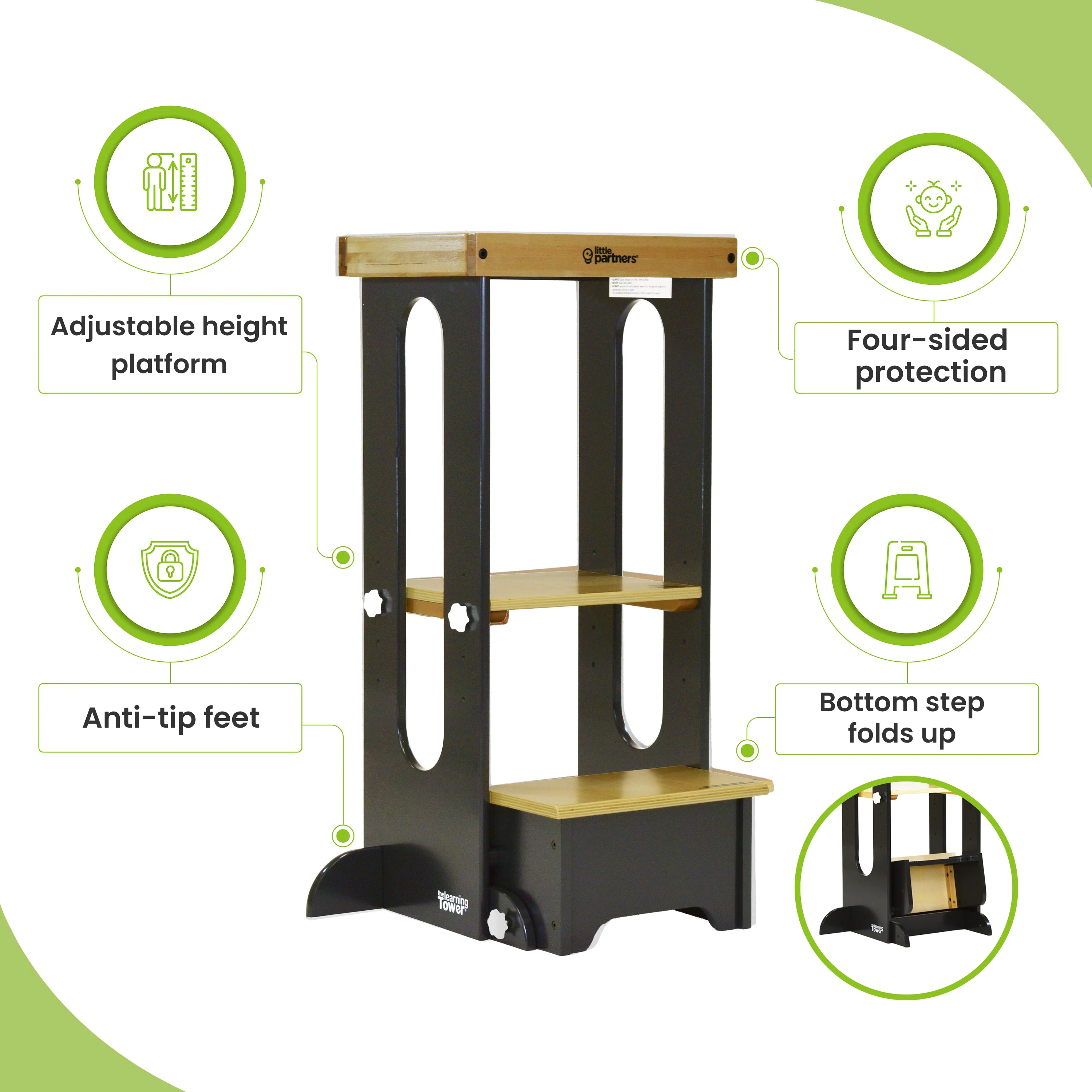 Little Partners Explore 'N Store Learning Tower® Toddler Tower - Image 50