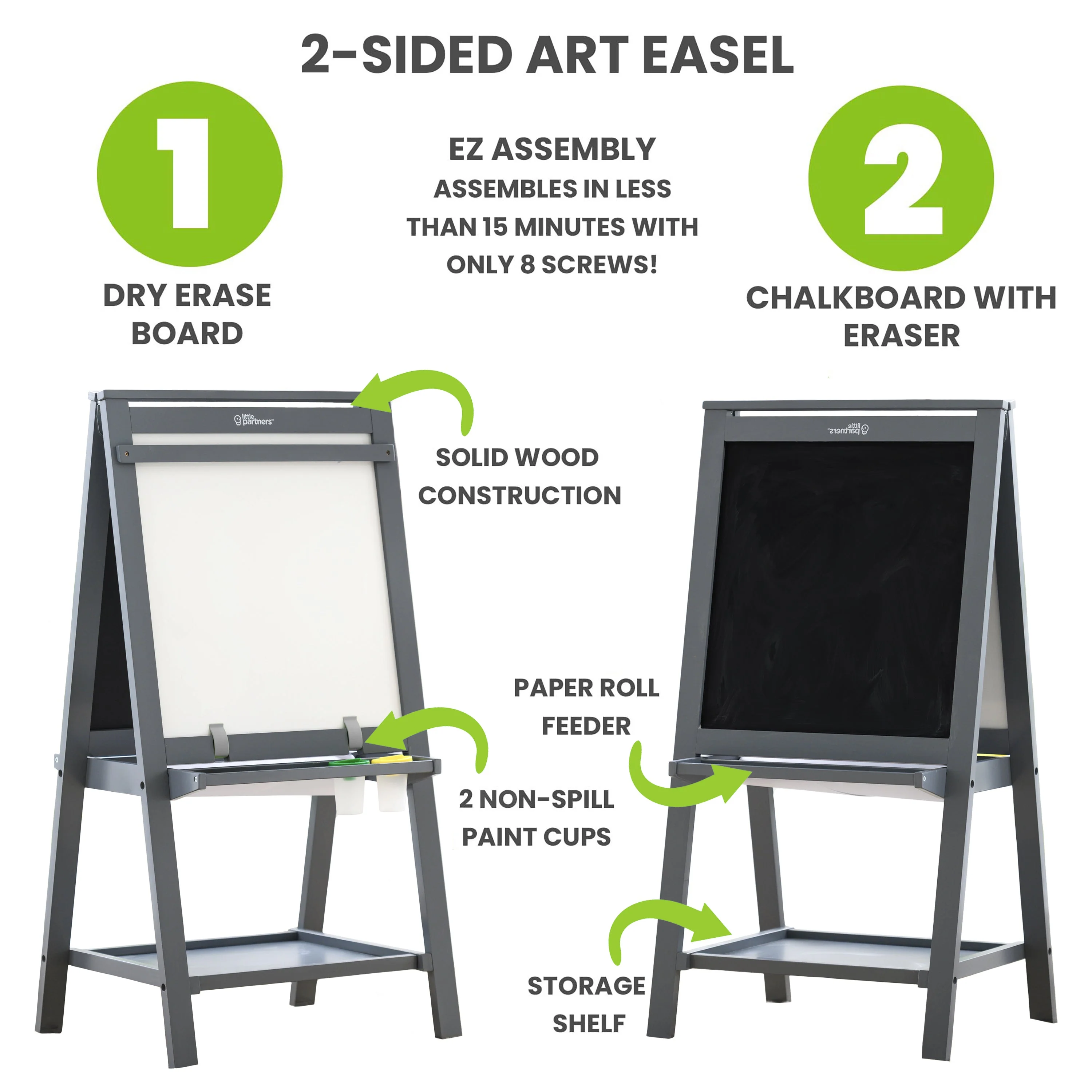 Little Partners Folding Artist EZ Easel - Image 19