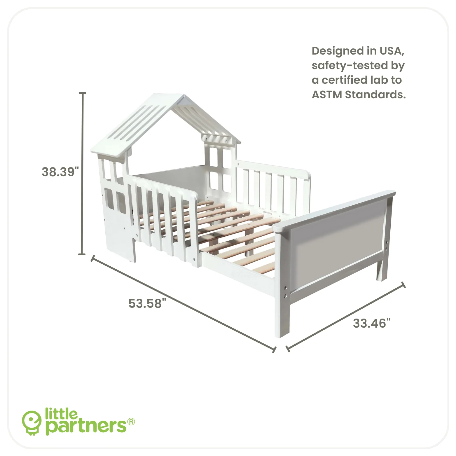 Little Partners Lil' House Toddler Bed - Image 6