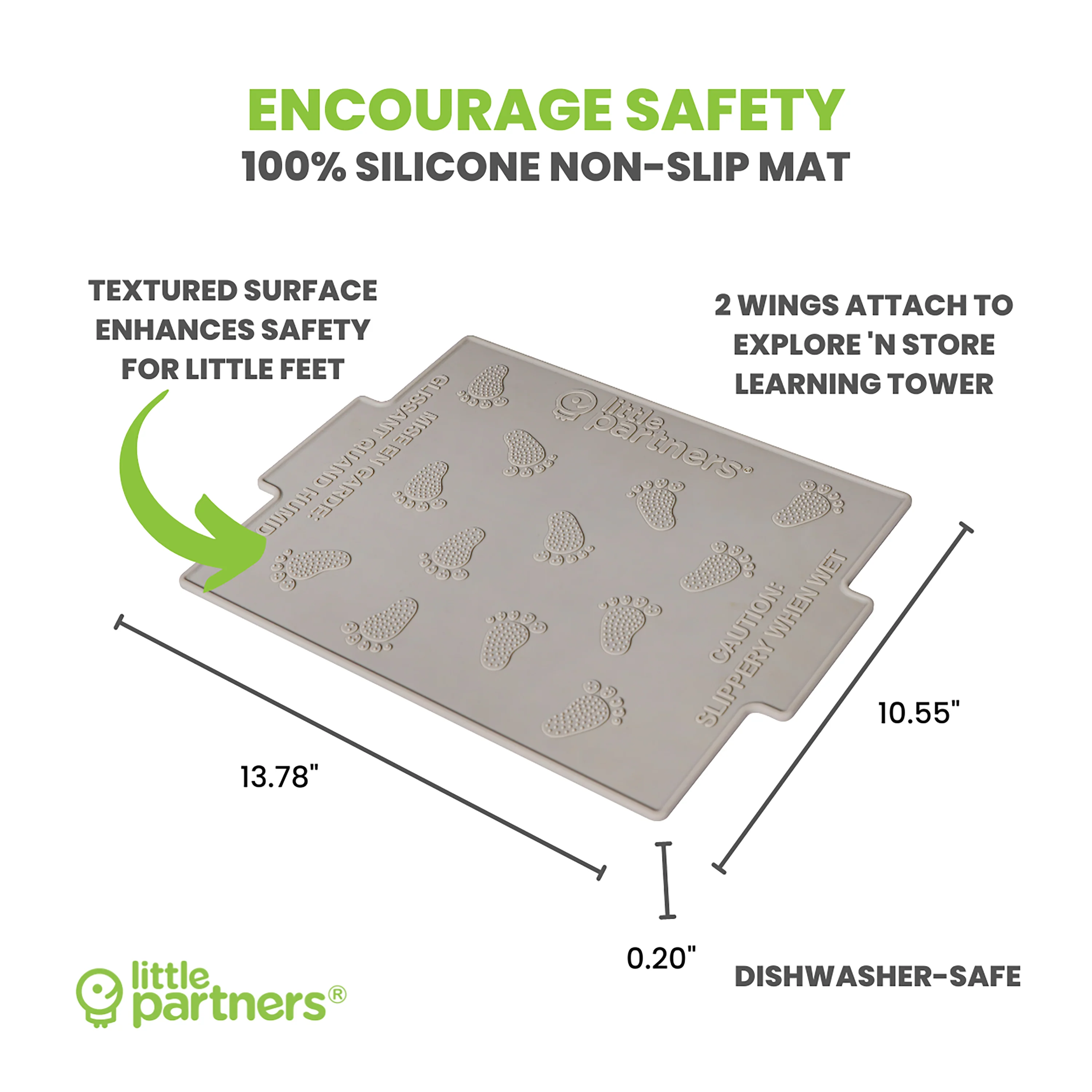 Little Partners Silicone Mat for Explore 'N Store Learning Tower Platform (Single Box) - Image 5