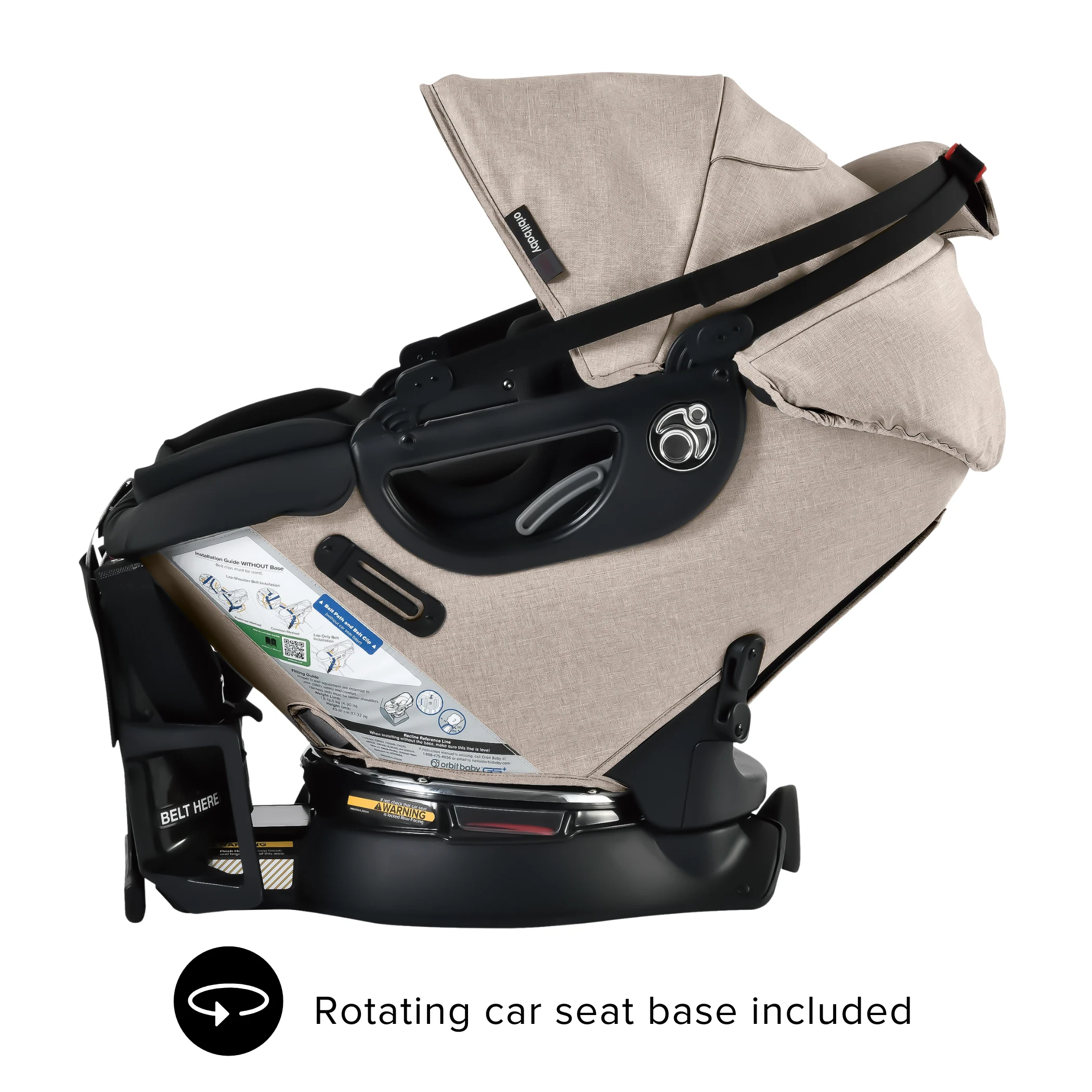 Orbit Baby M+ Stroll, Lounge, & Ride Travel System - Image 134
